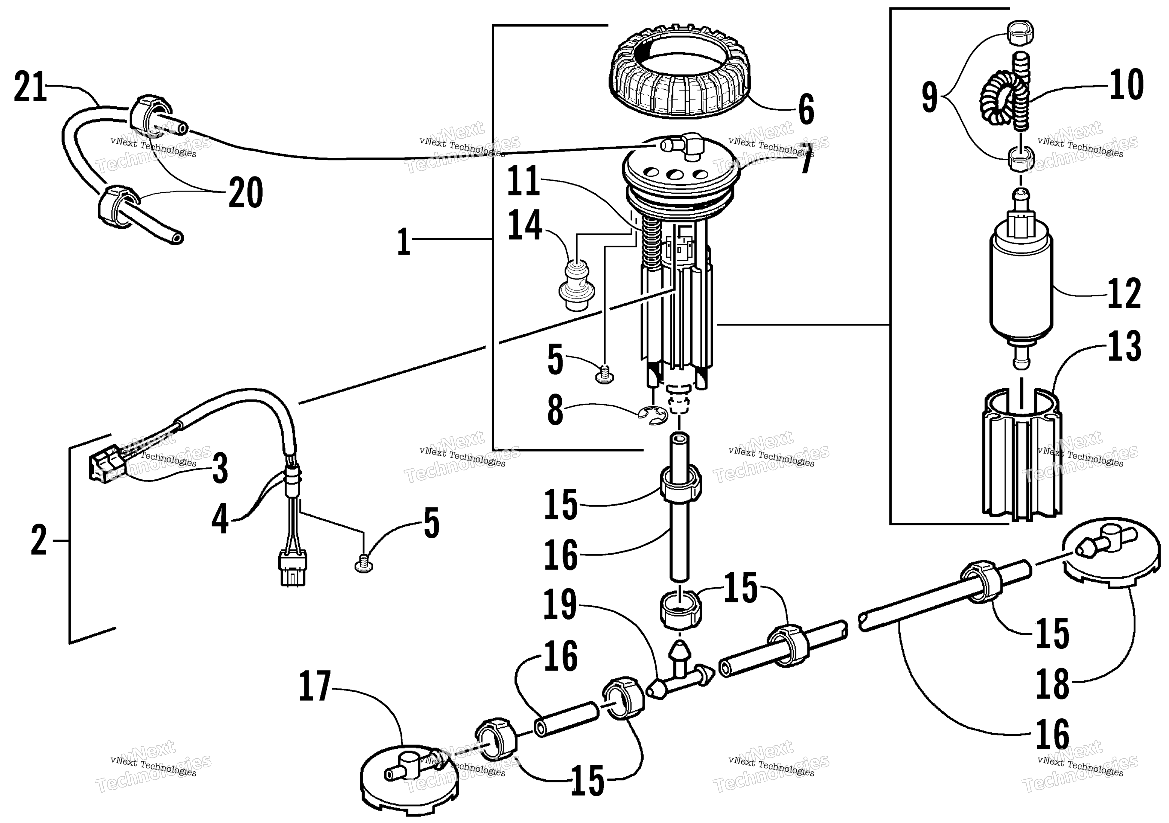 Топливная система Pump Assembly