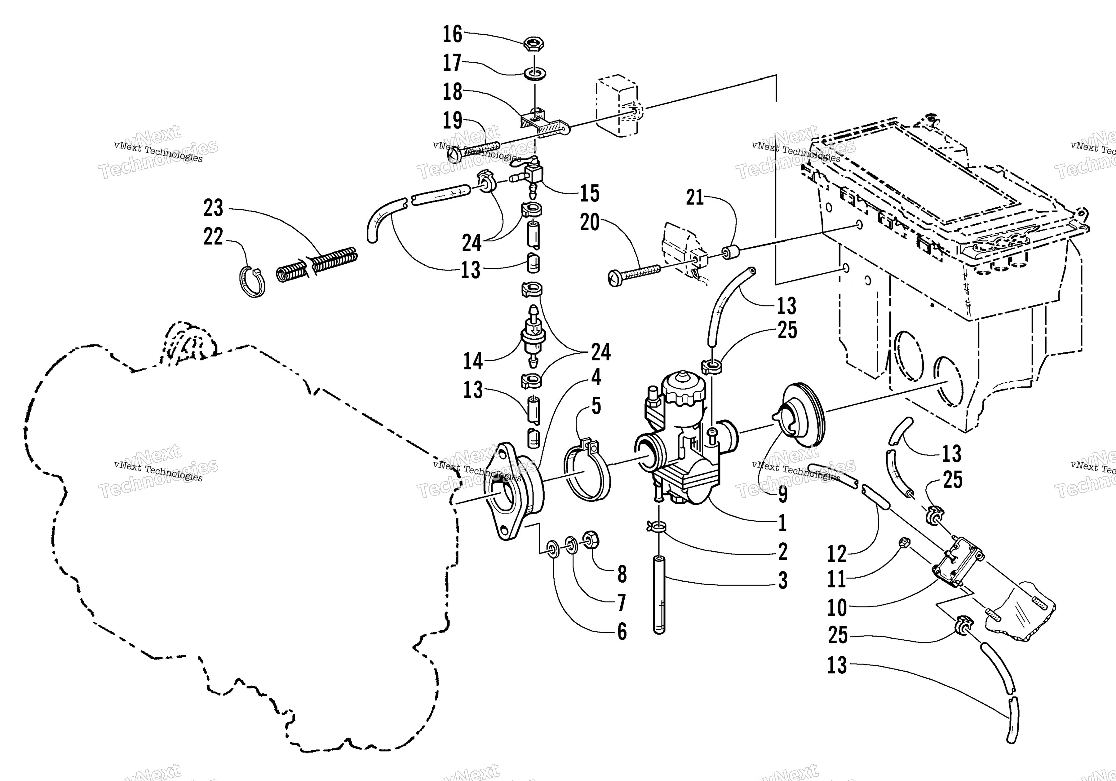 Карбюратор And Fuel Pump Assembly