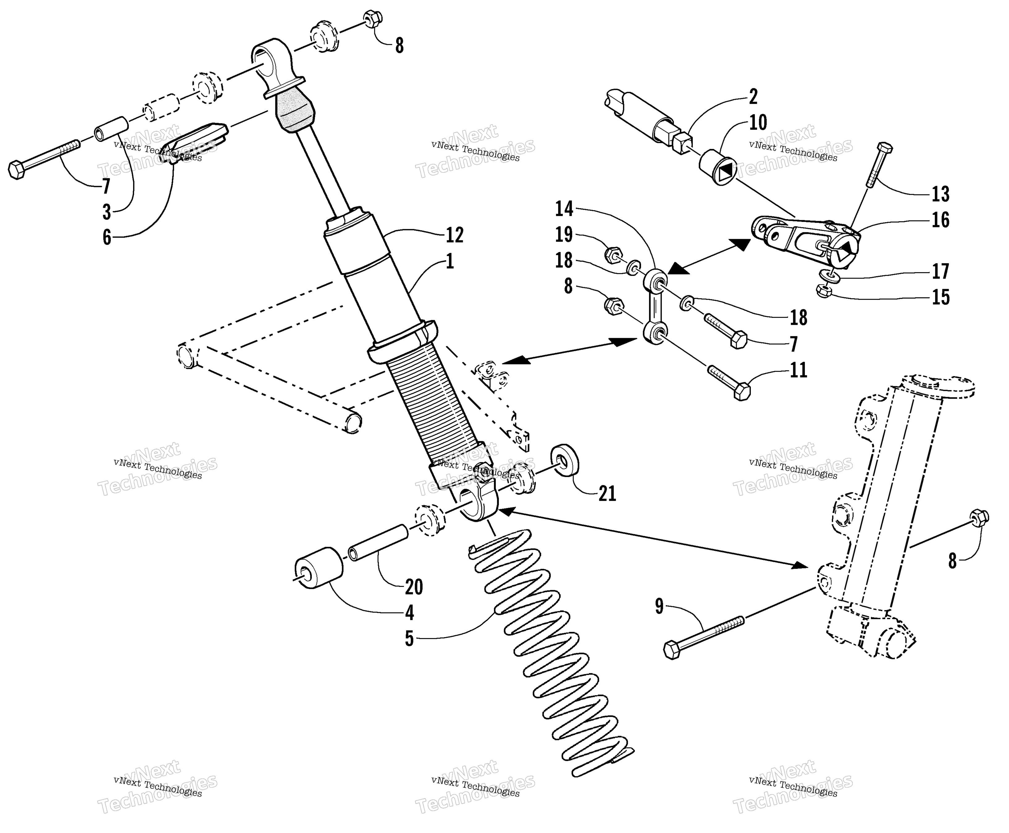 Амортизатор Absorber And Sway Bar Assembly