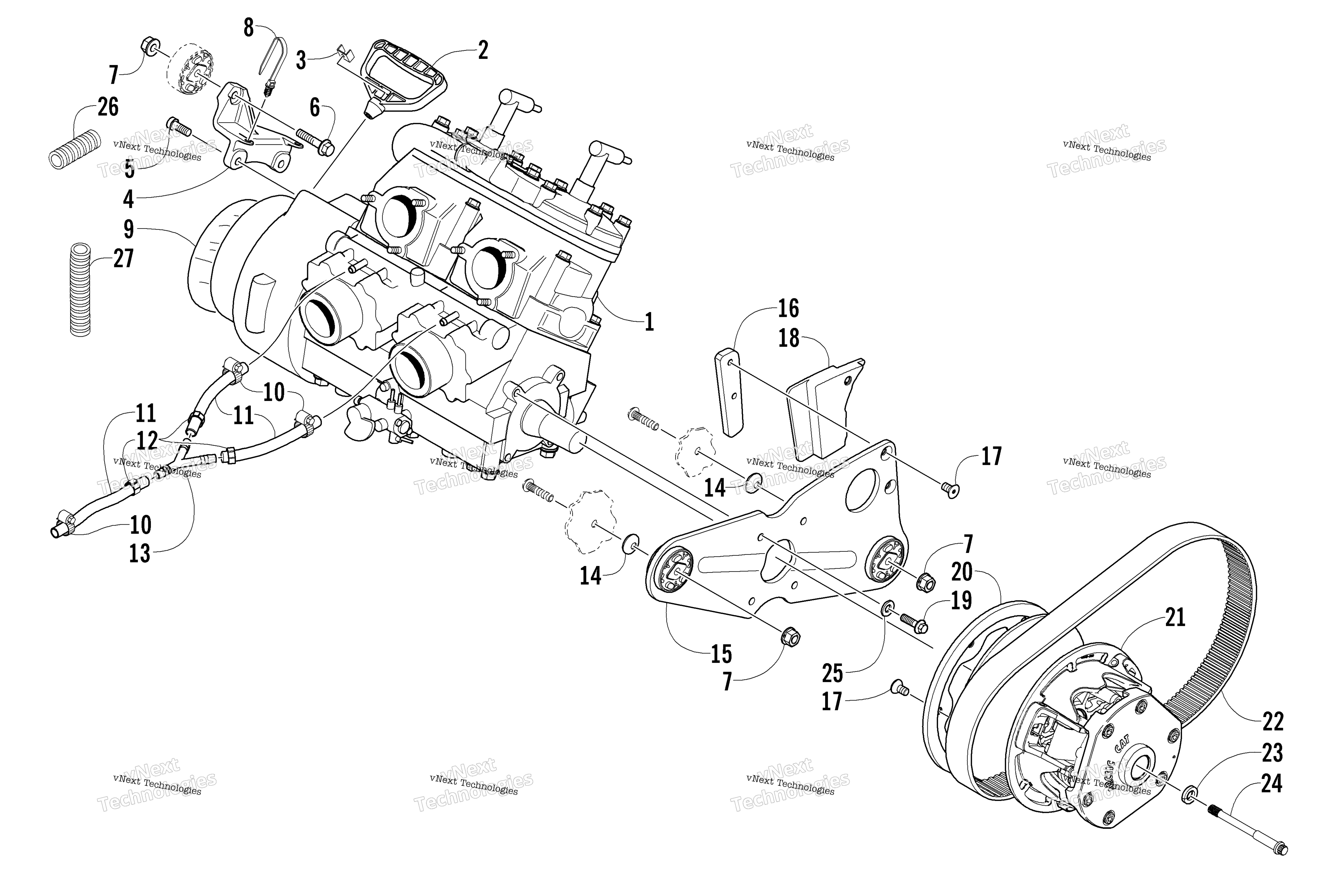 Двигатель And Related Parts