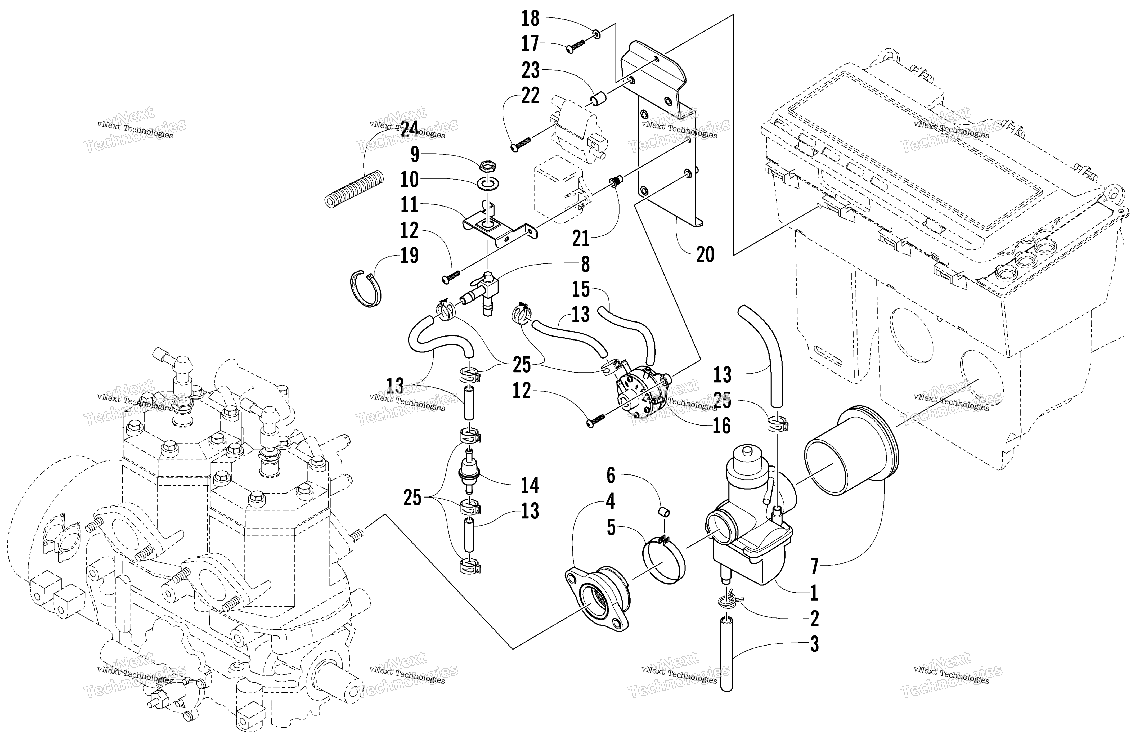 Карбюратор And Fuel Pump Assembly