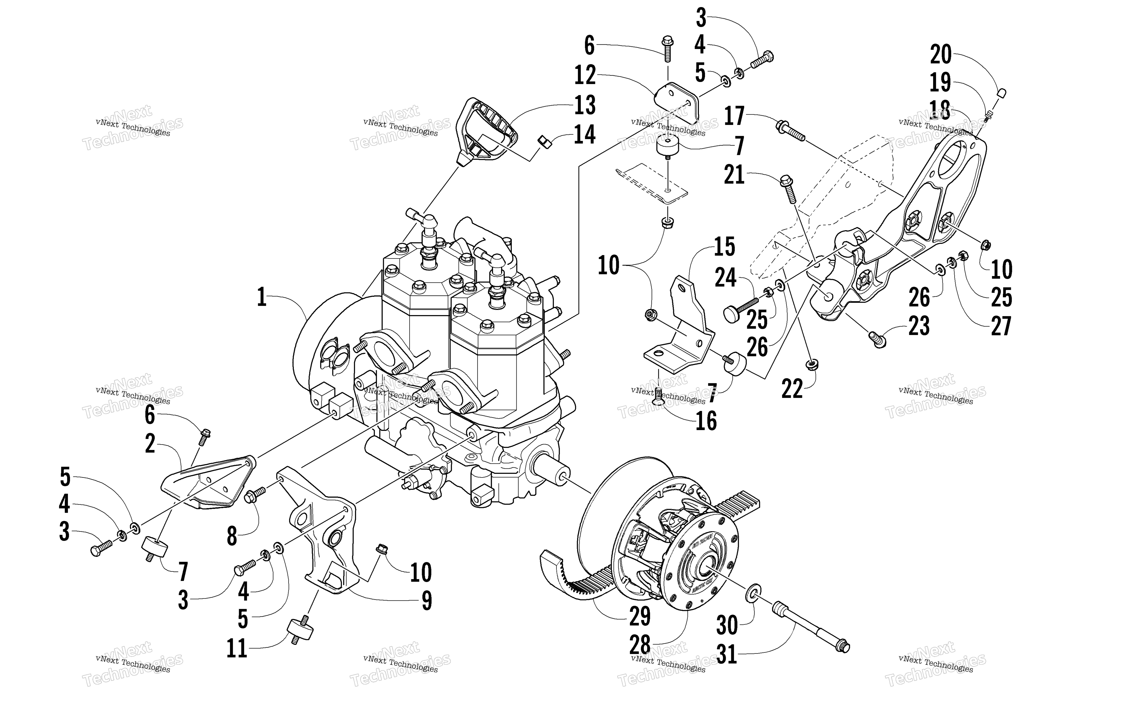 Двигатель And Related Parts
