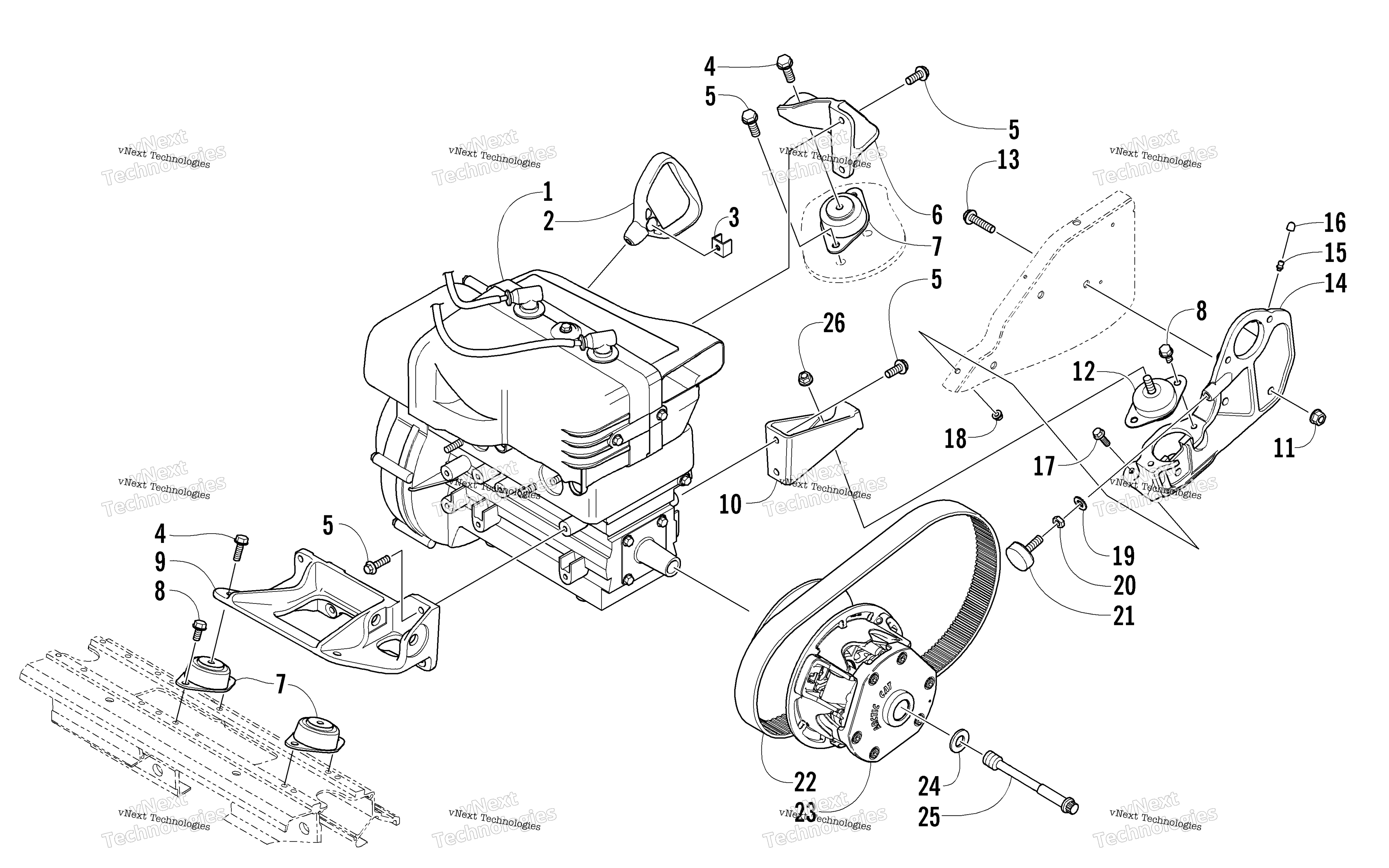 Двигатель And Related Parts