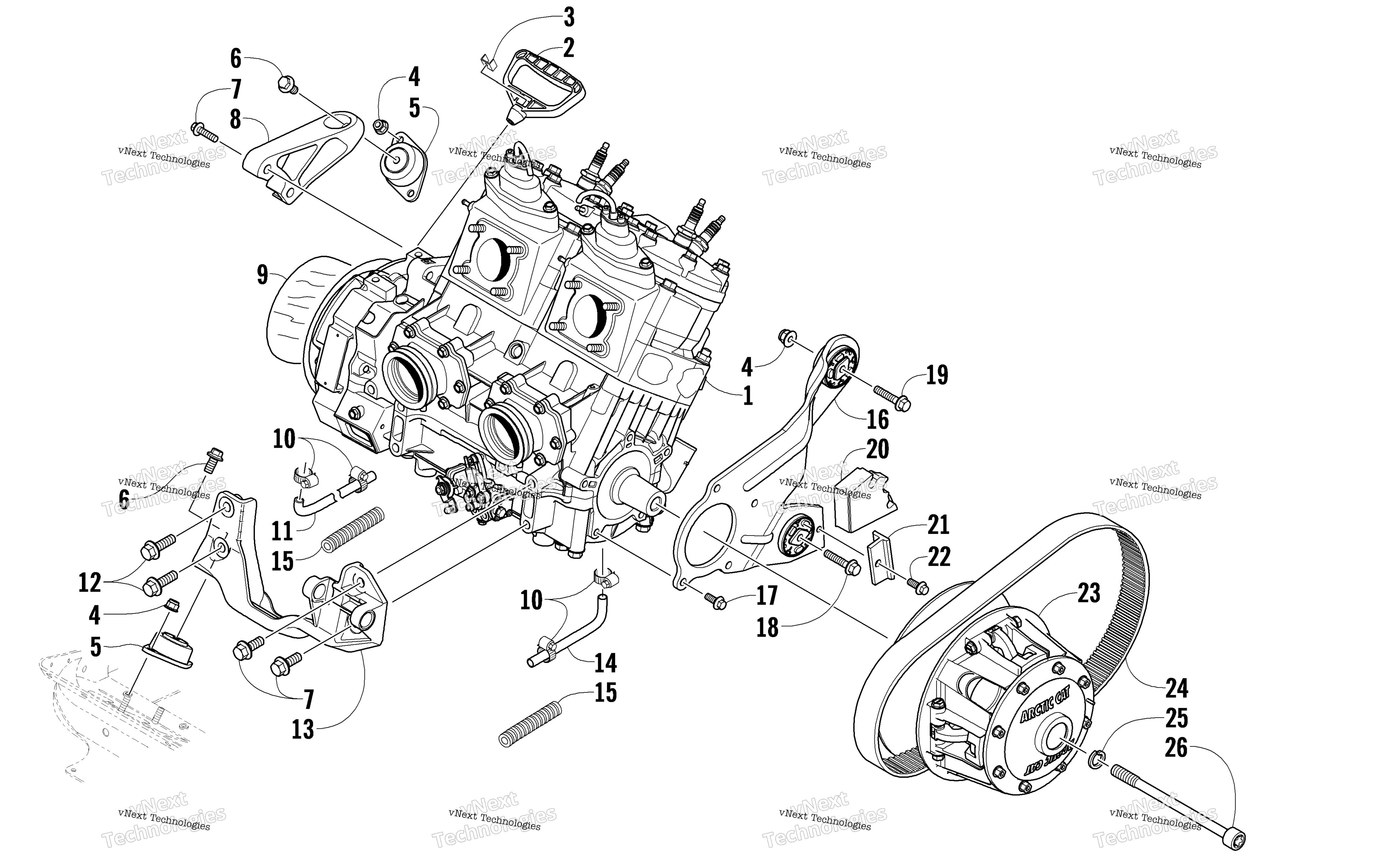 Двигатель And Related Parts
