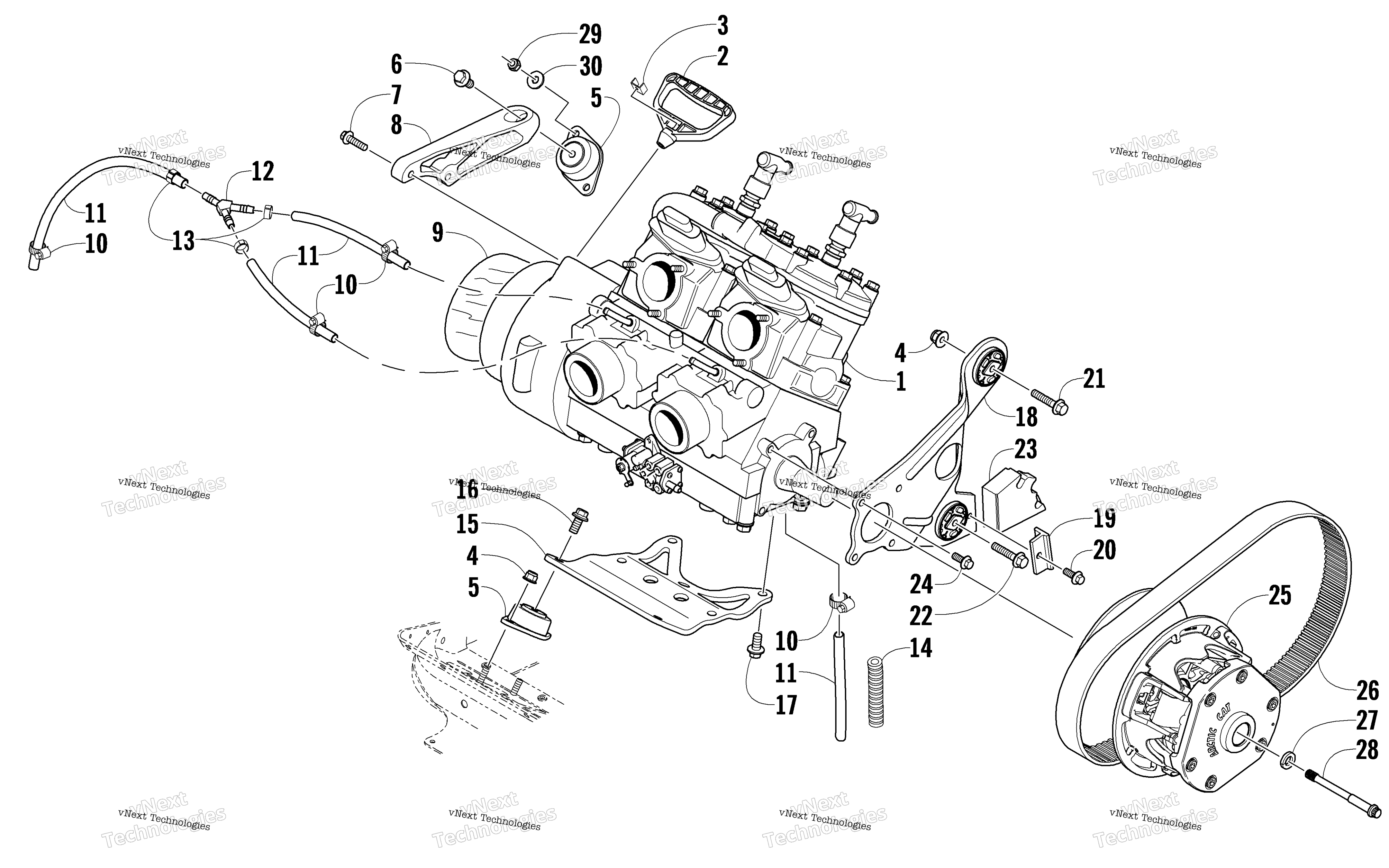 Двигатель And Related Parts