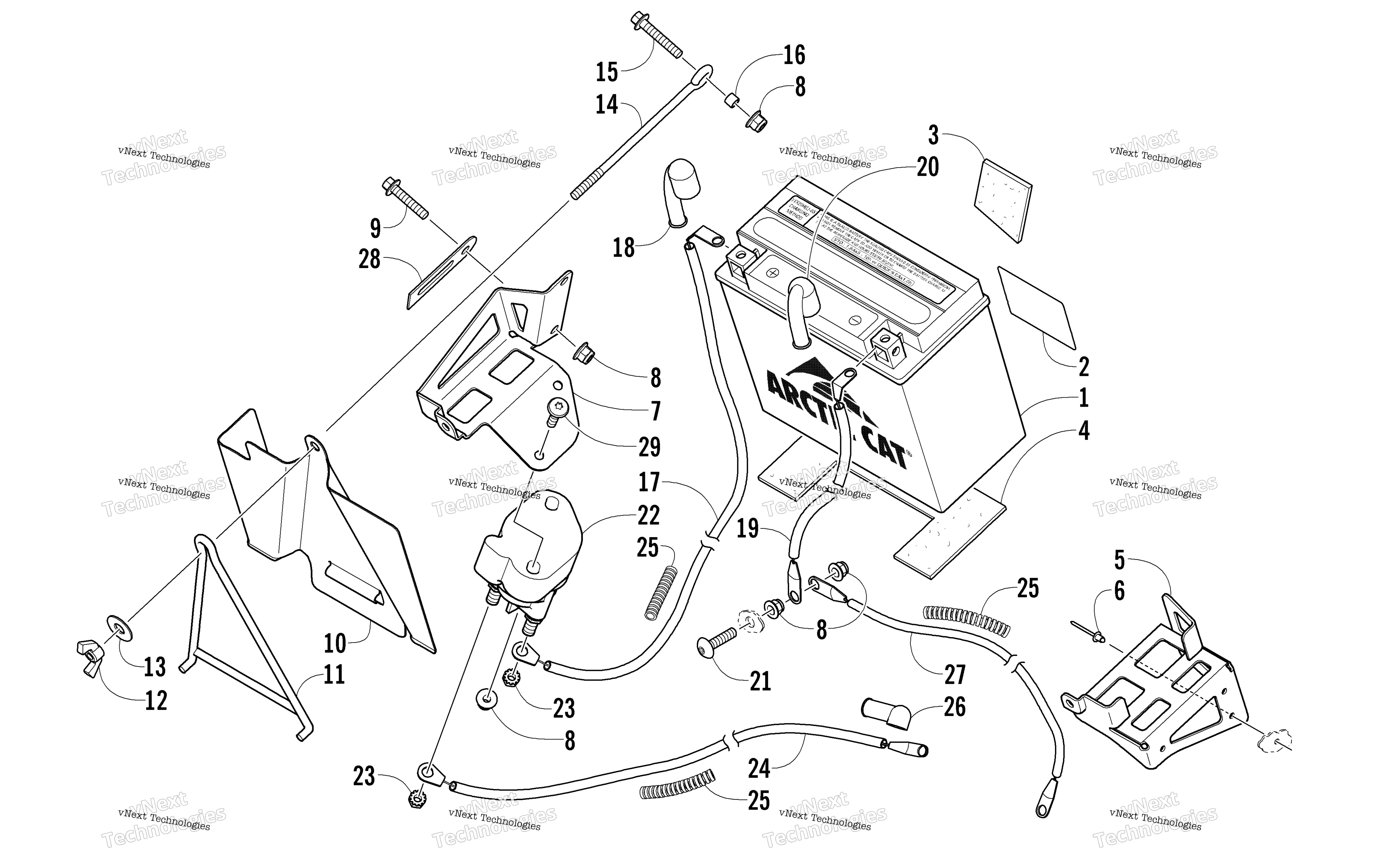 Аккумулятор And Tray Assembly