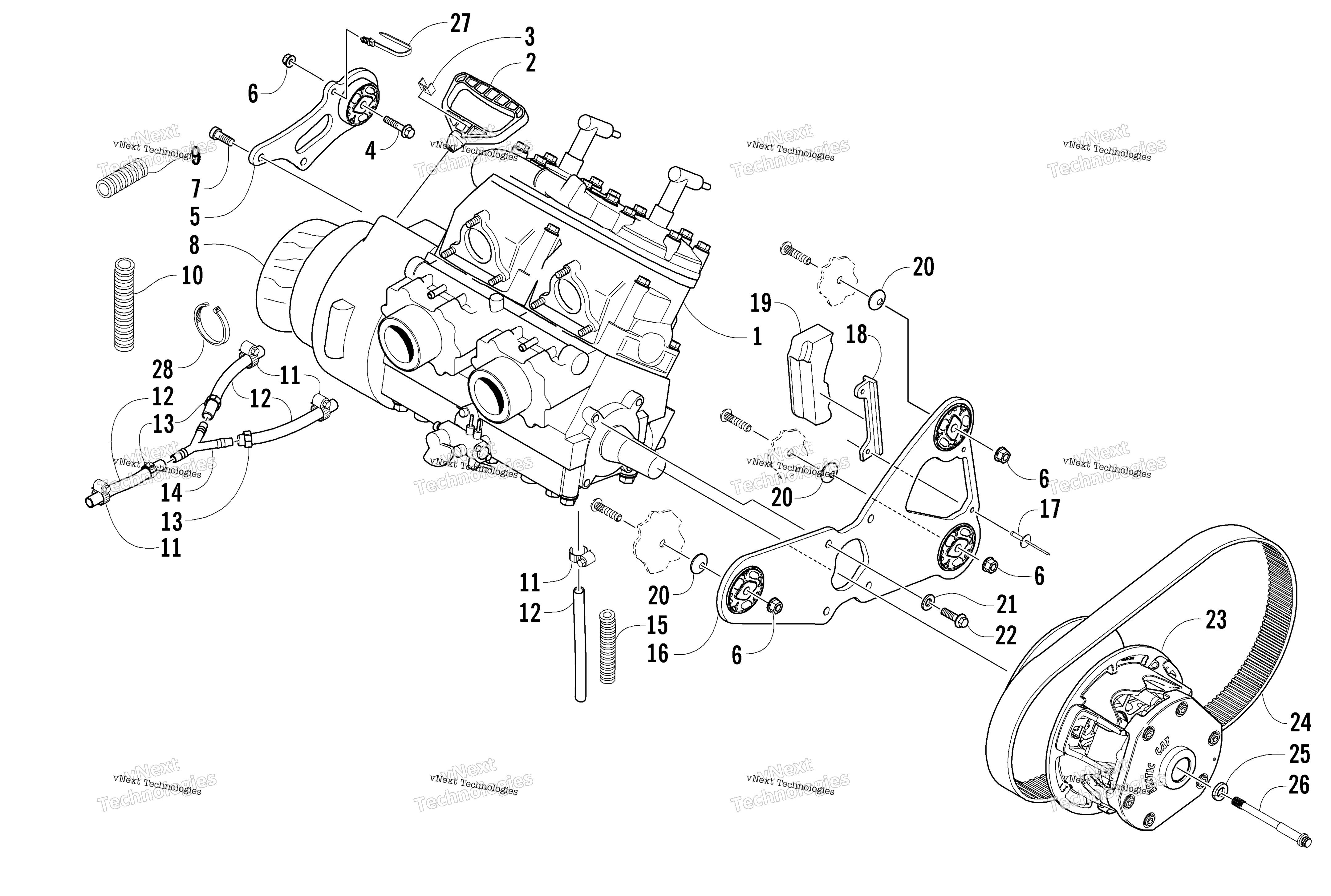 Двигатель And Related Parts