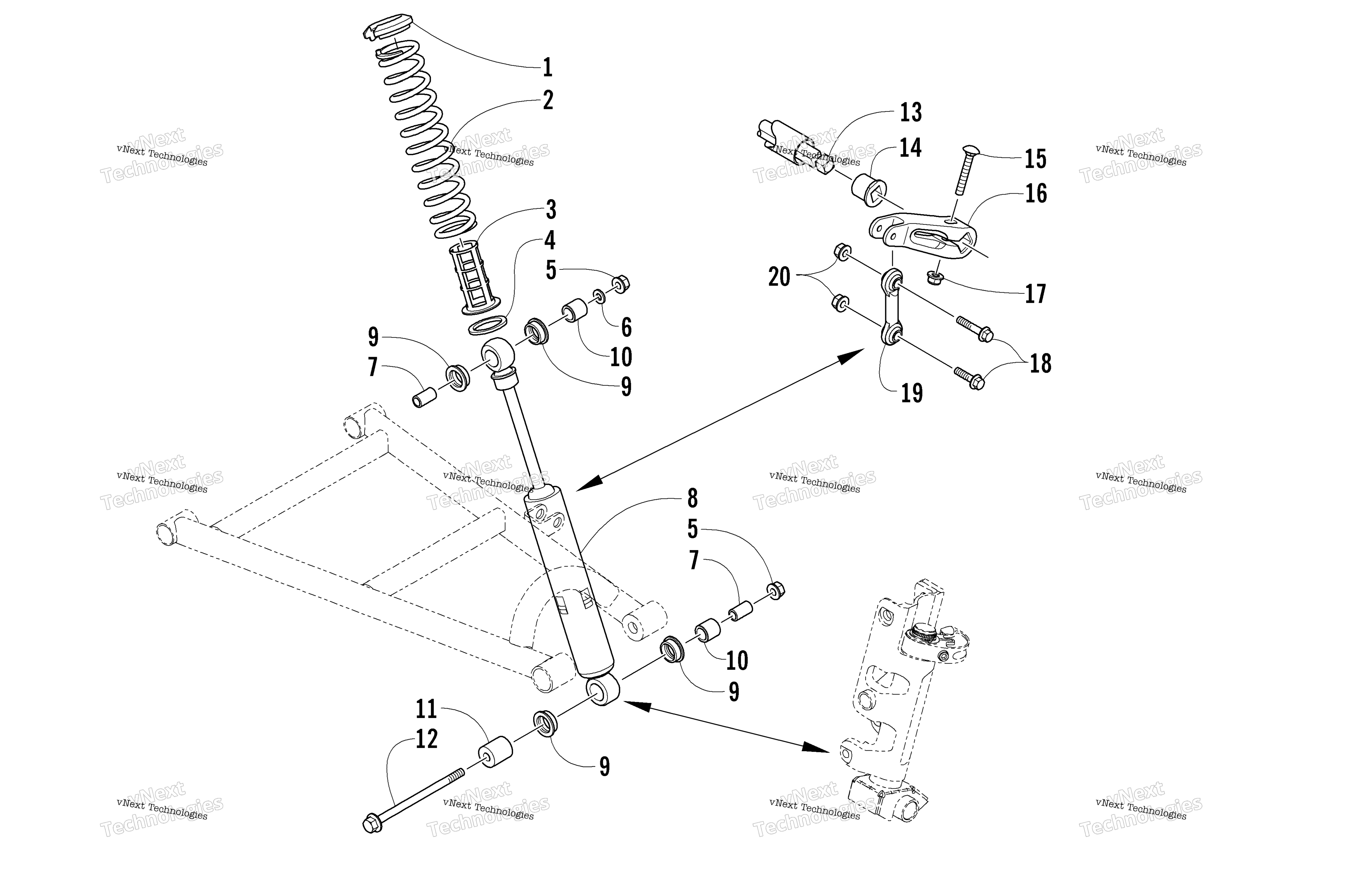 Амортизатор Absorber And Sway Bar Assembly