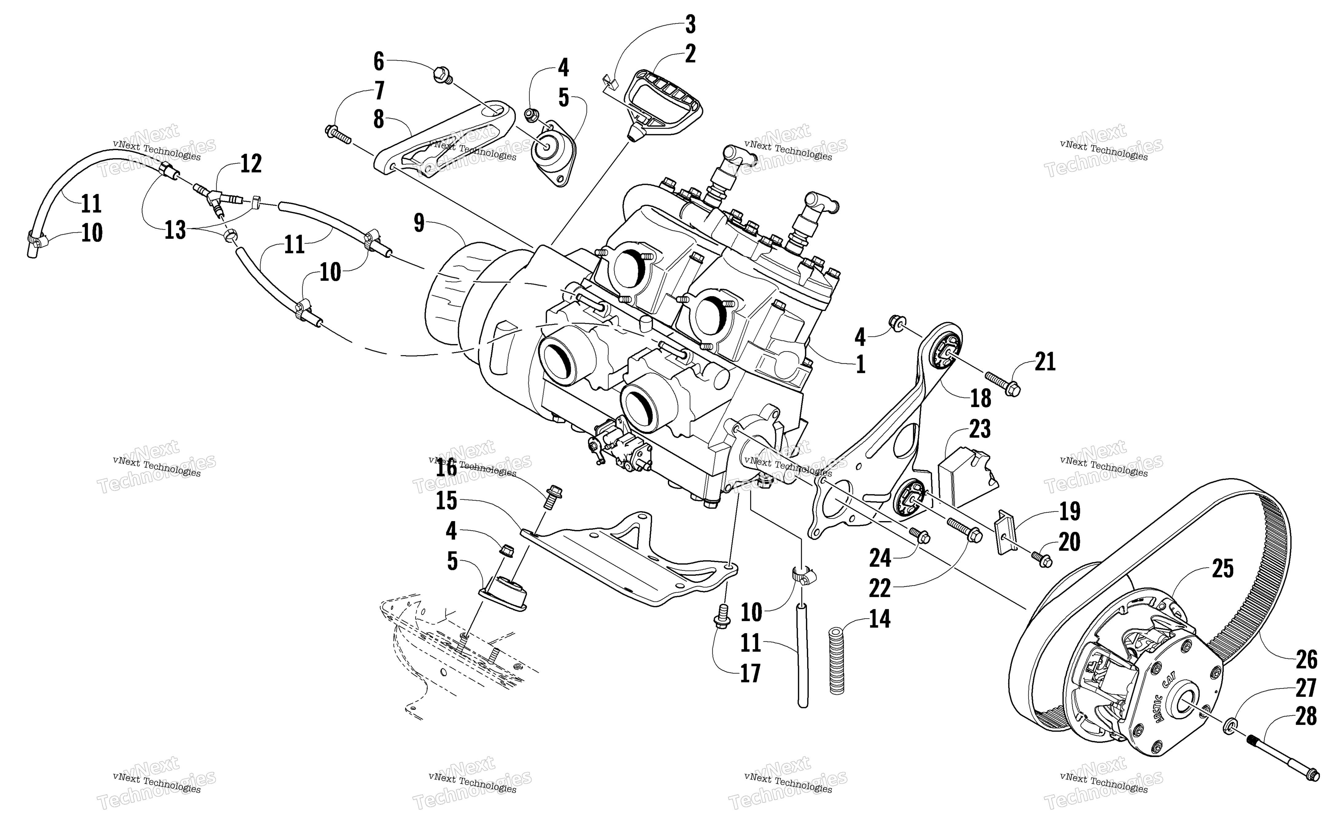 Двигатель And Related Parts