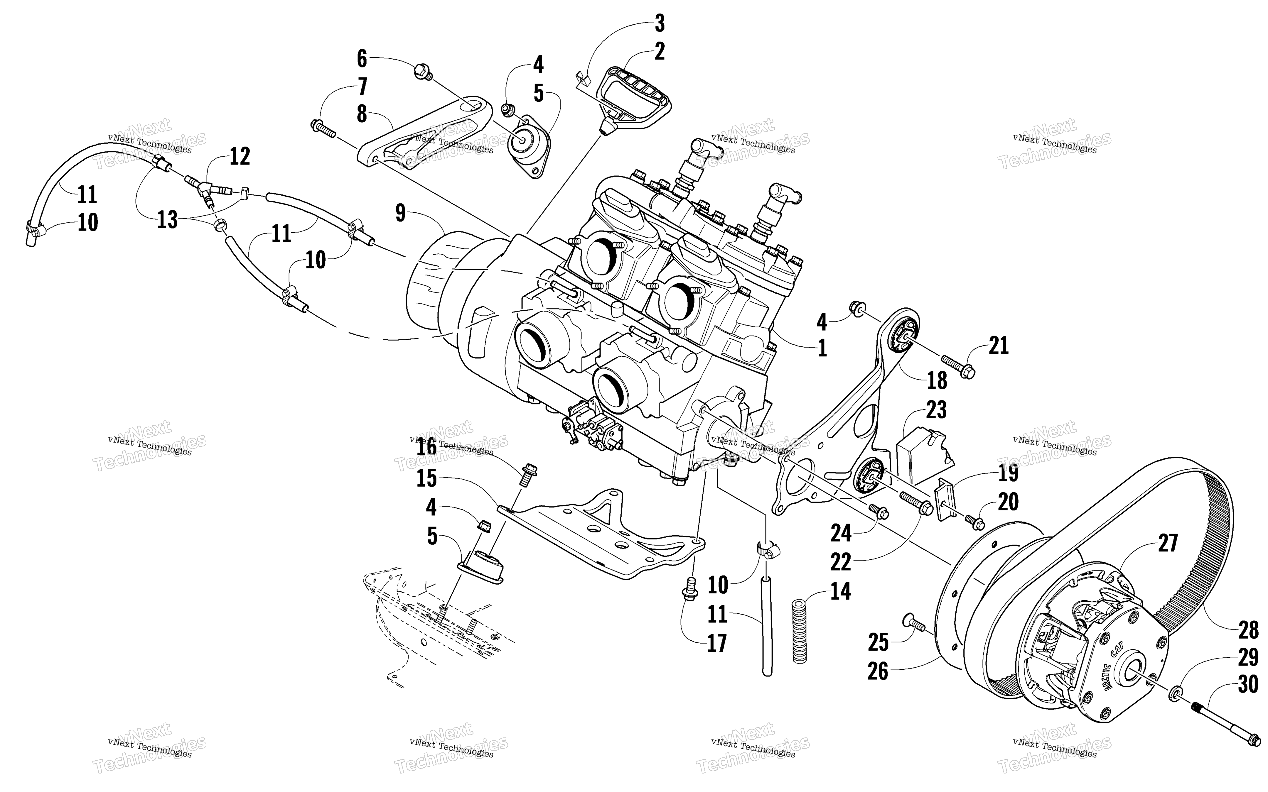 Двигатель And Related Parts