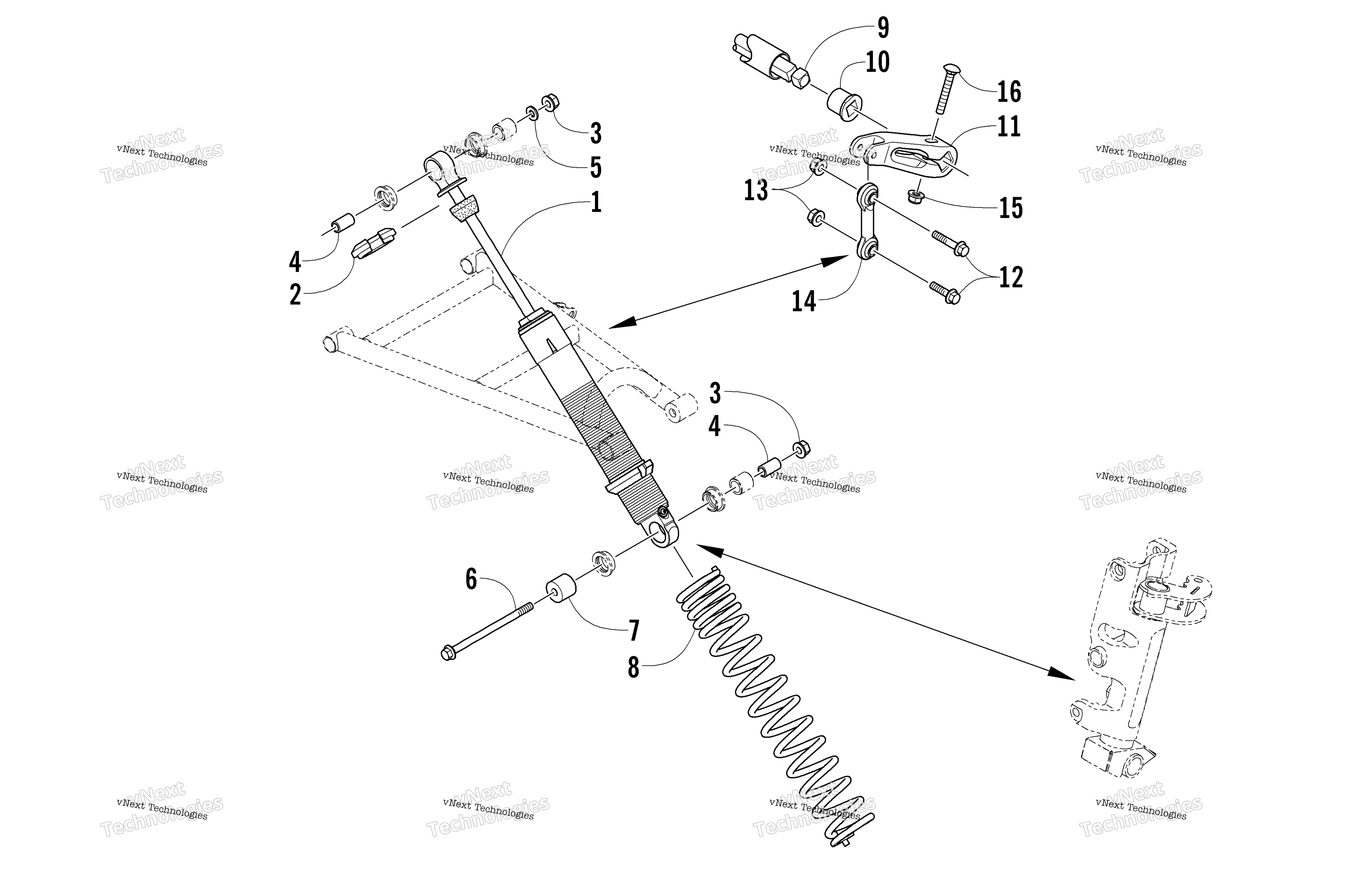 Амортизатор Absorber And Sway Bar Assembly
