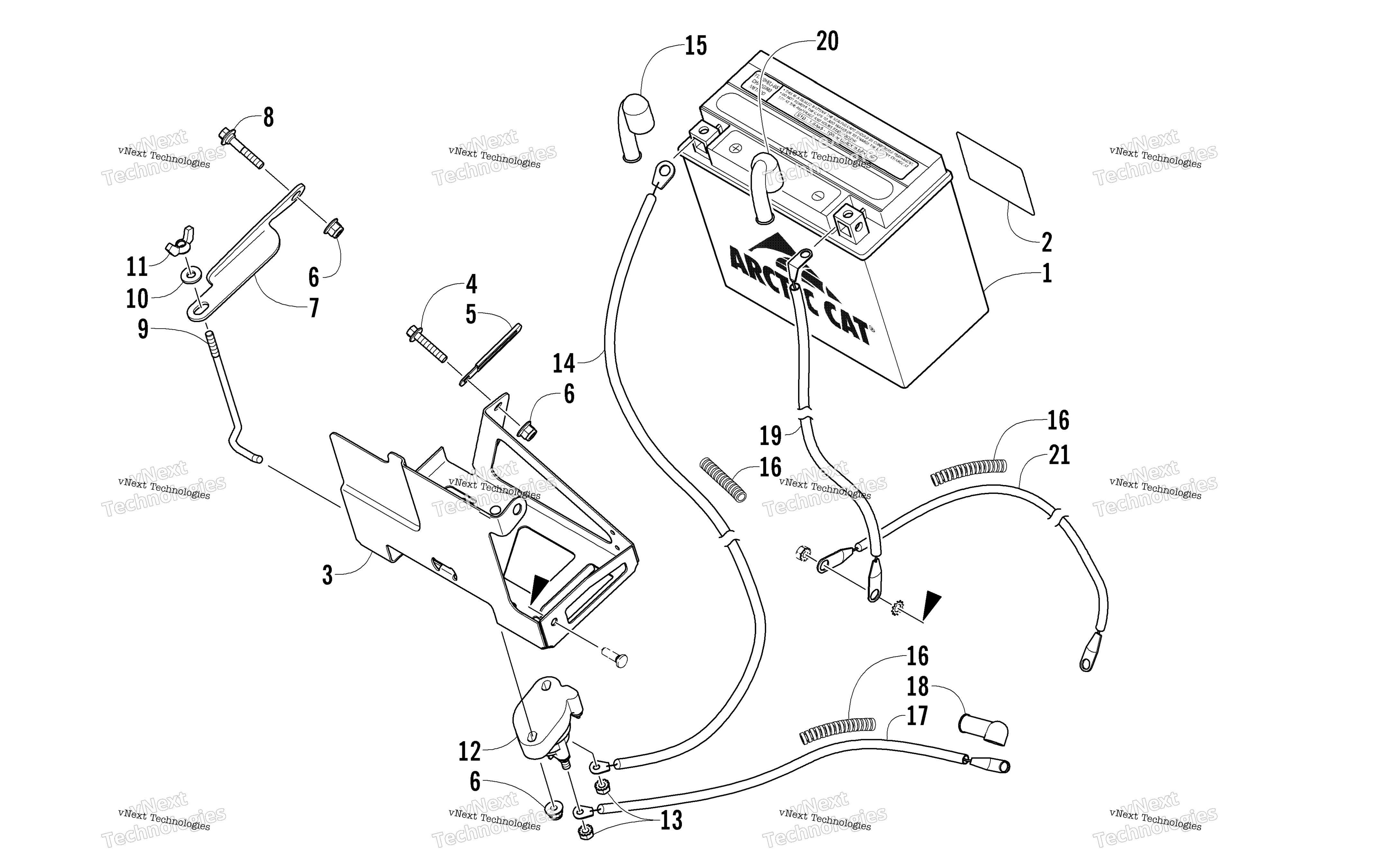 Аккумулятор And Tray Assembly