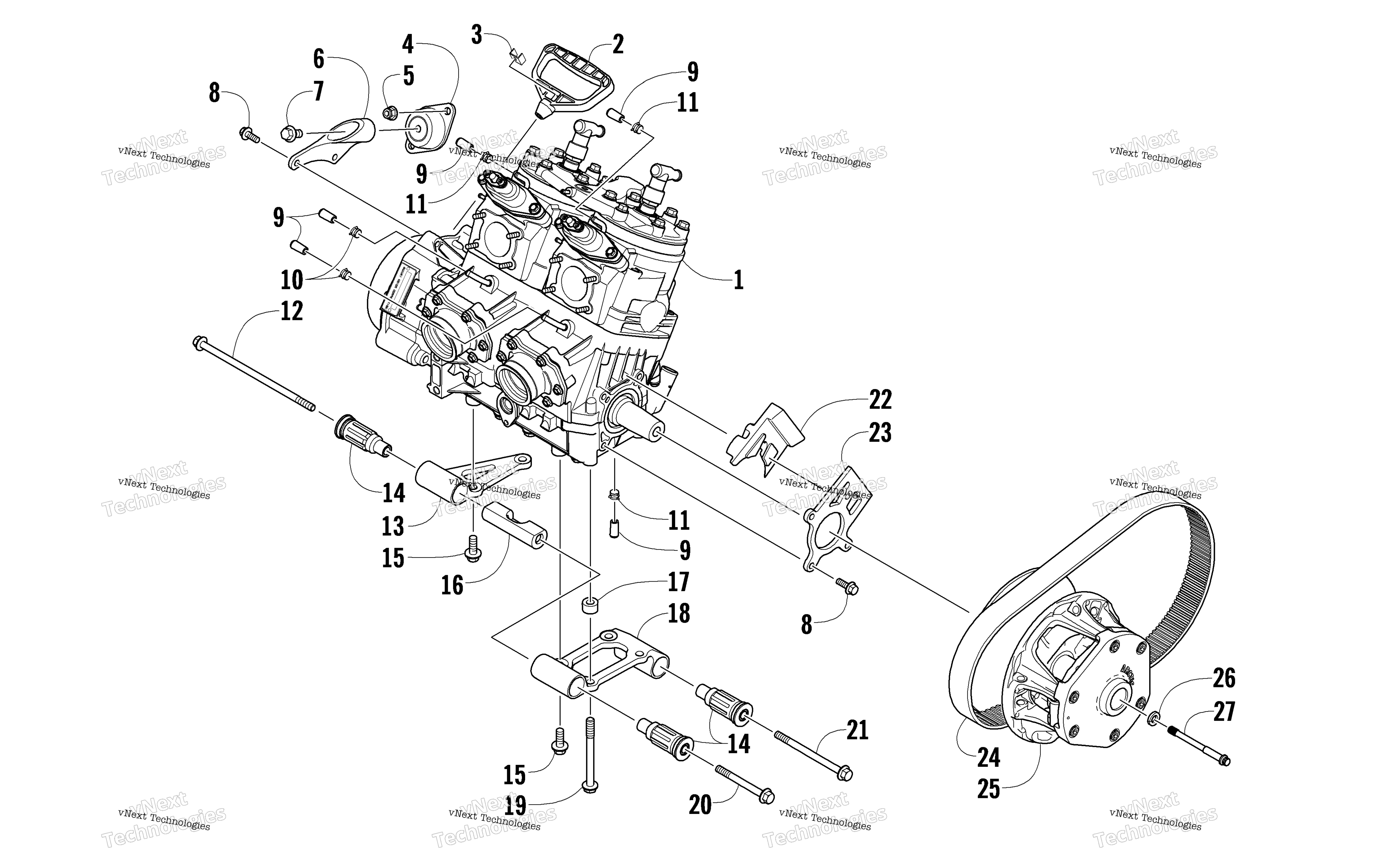 Двигатель And Related Parts