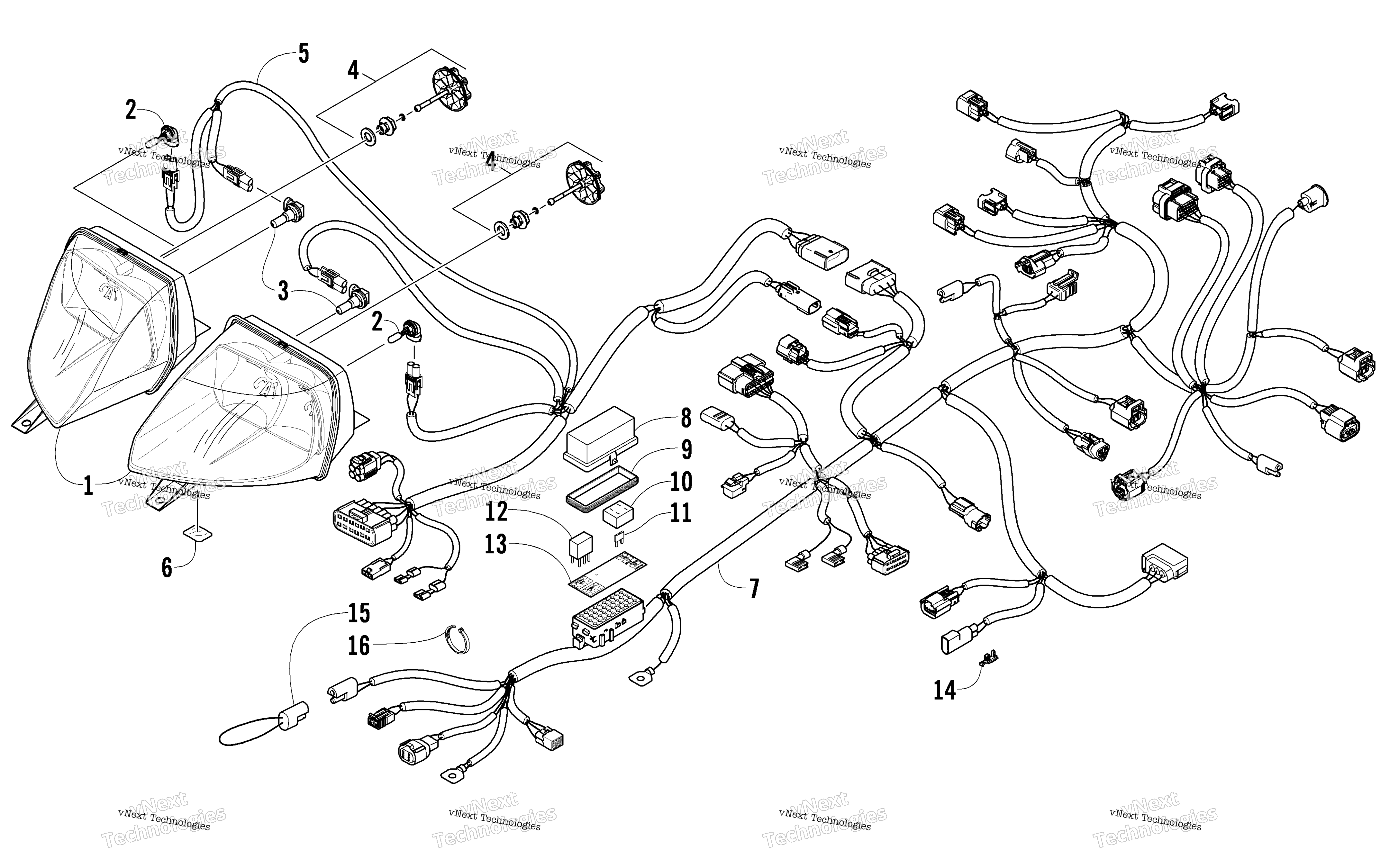 Фара And Wiring Assemblies