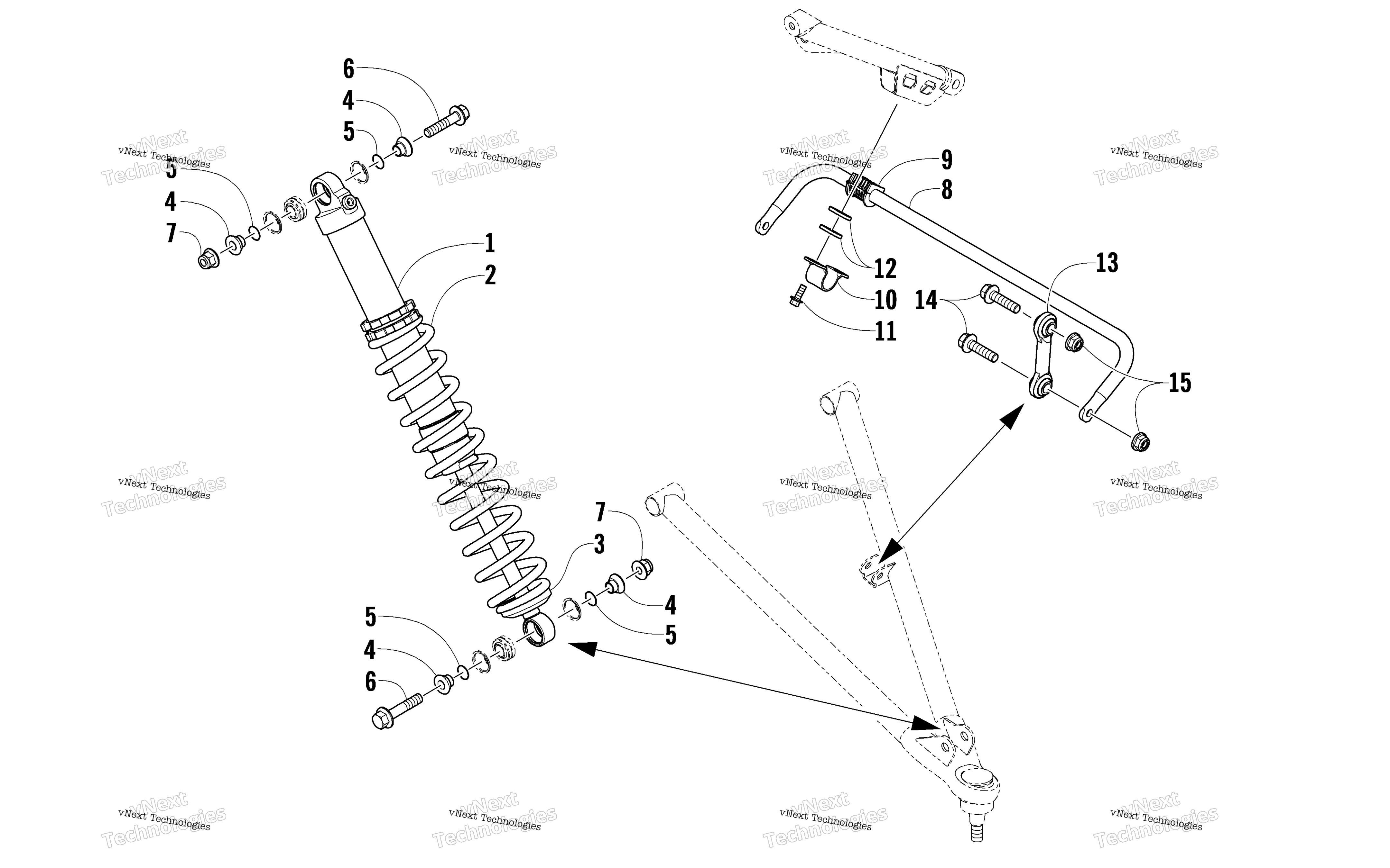 Амортизатор Absorber And Sway Bar Assembly
