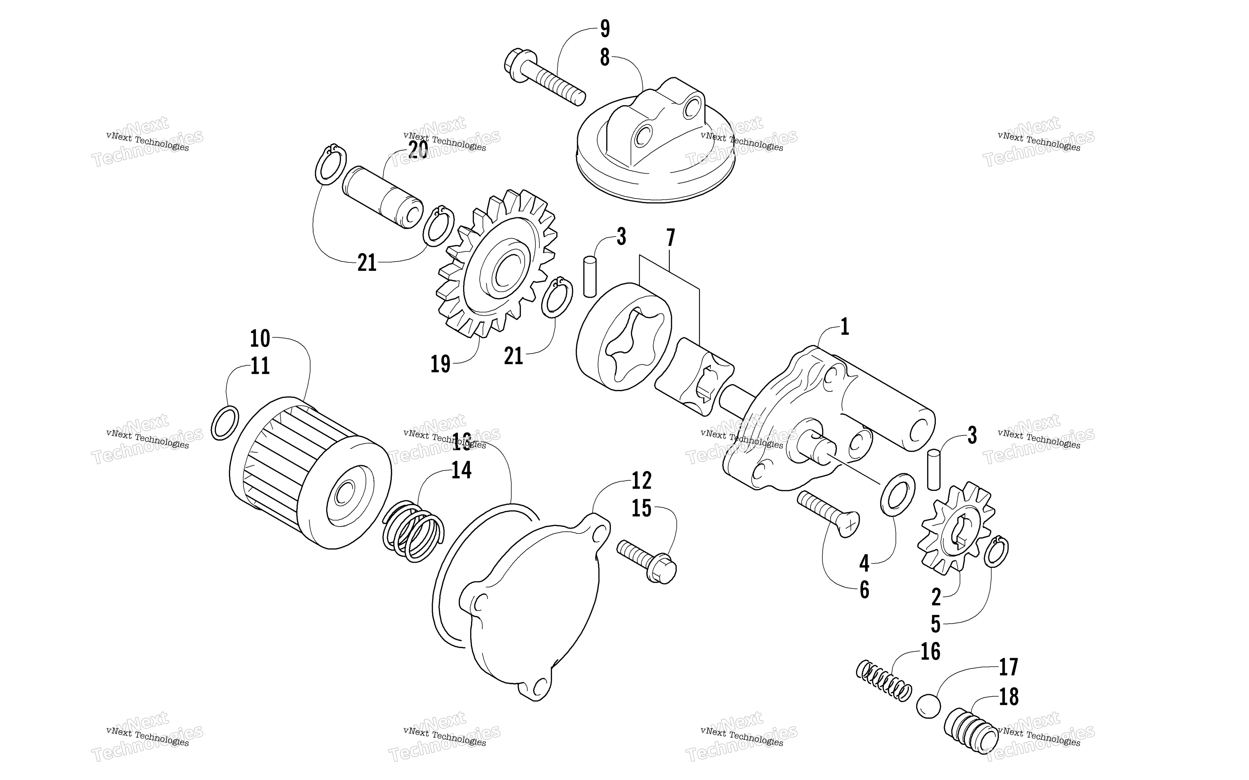 масляный Pump Assembly