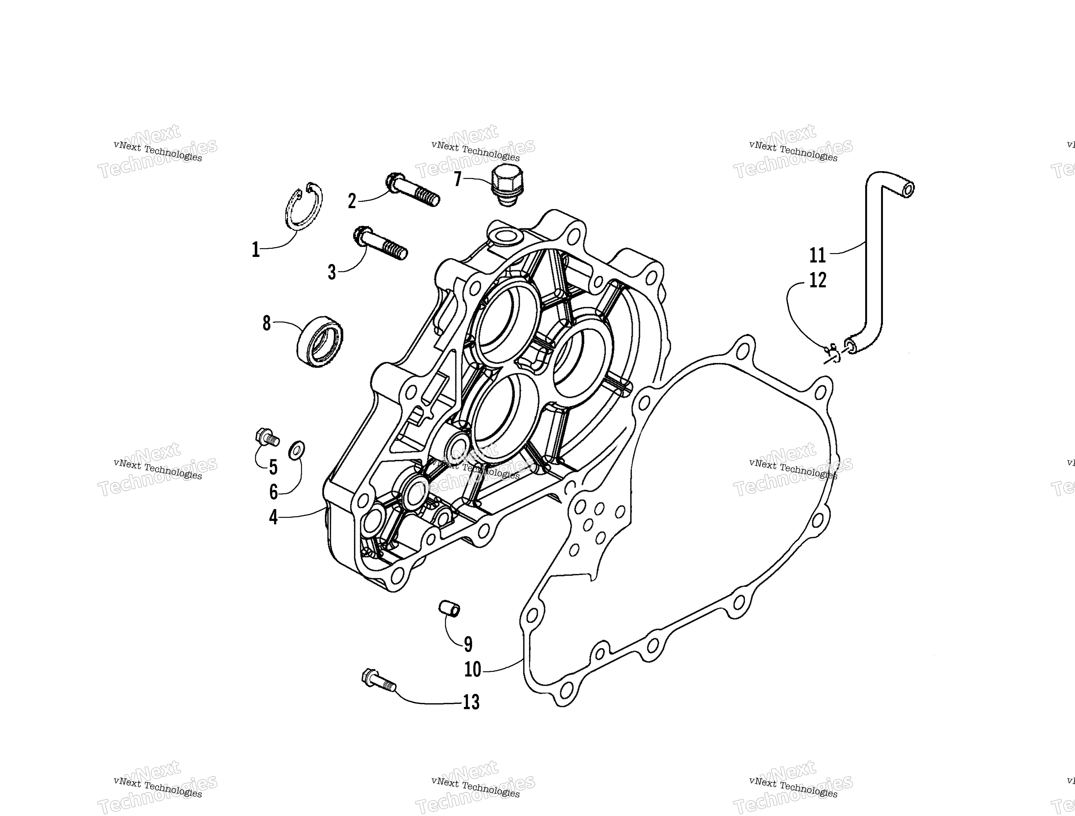 Трансмиссия Case Assembly