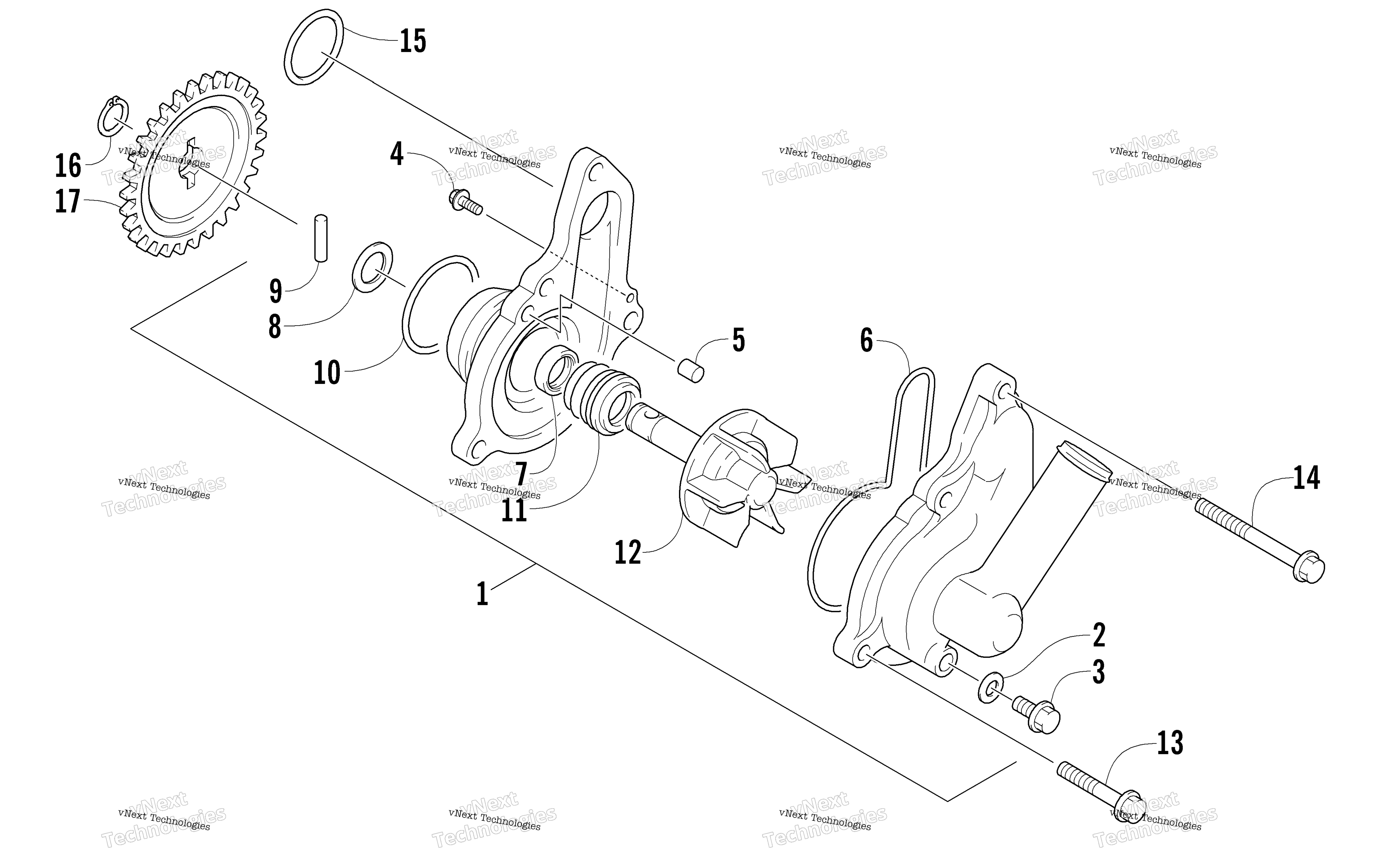 Система охлаждения Pump Assembly