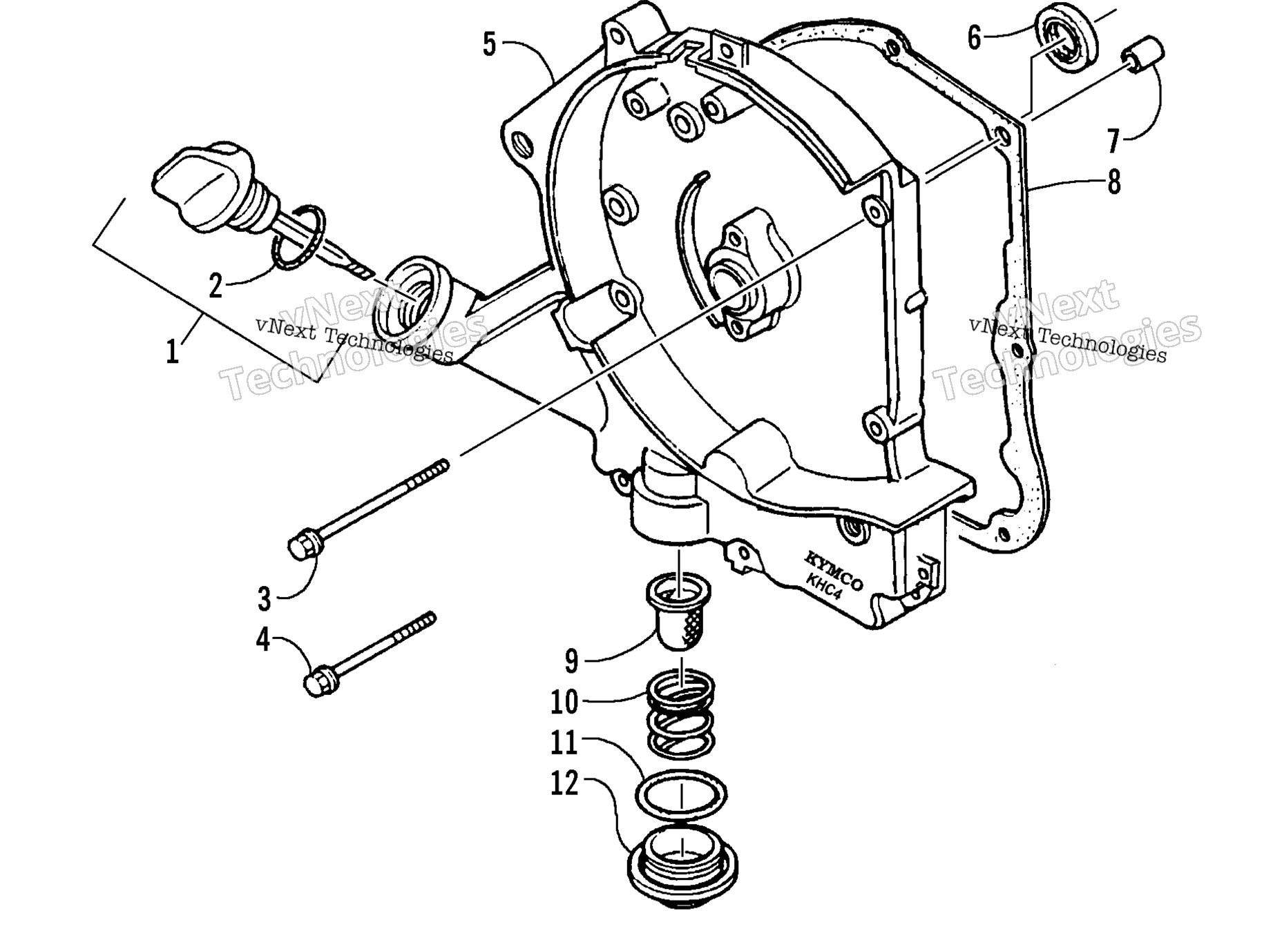 Картер Cover Assembly