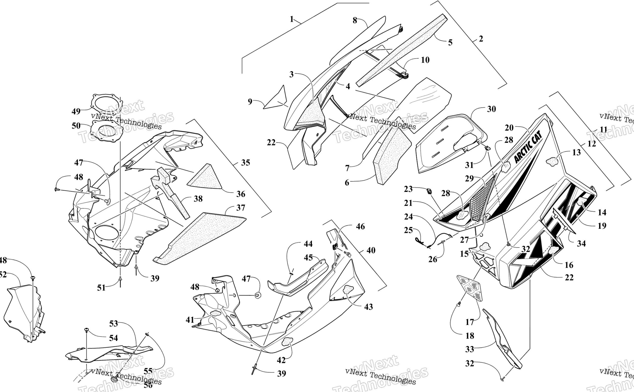 Skid Plate и Side панель узел