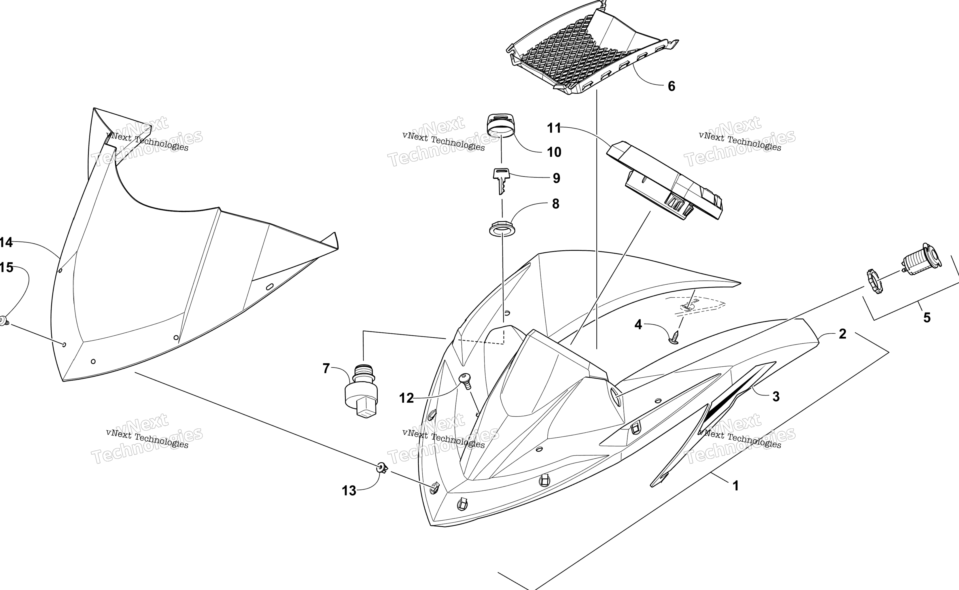 Ветровое стекло And Instruments Assemblies
