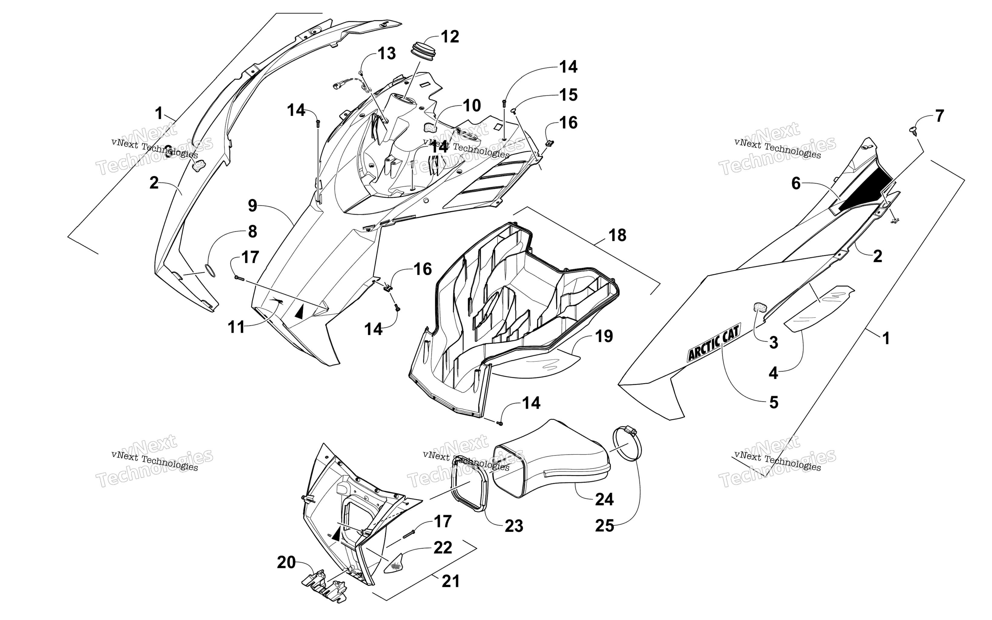 Капот And Air Intake Assembly