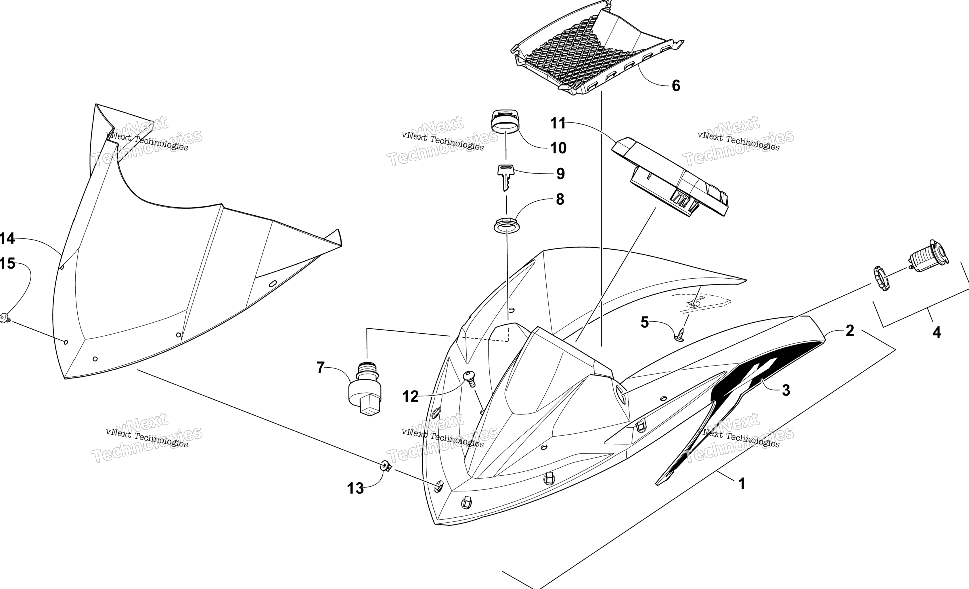 Ветровое стекло And Instruments Assemblies