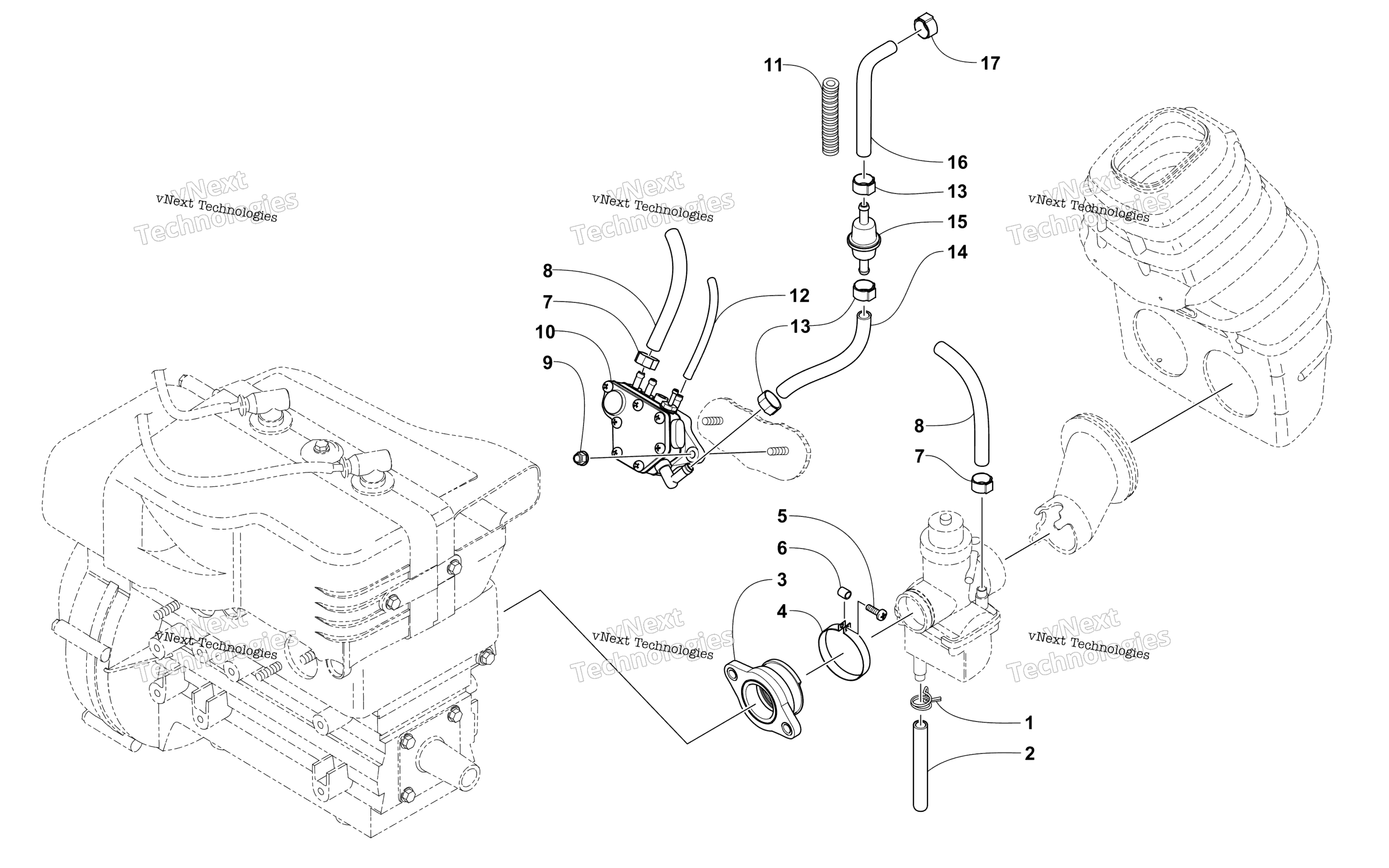 Карбюратор And Fuel Pump Assembly