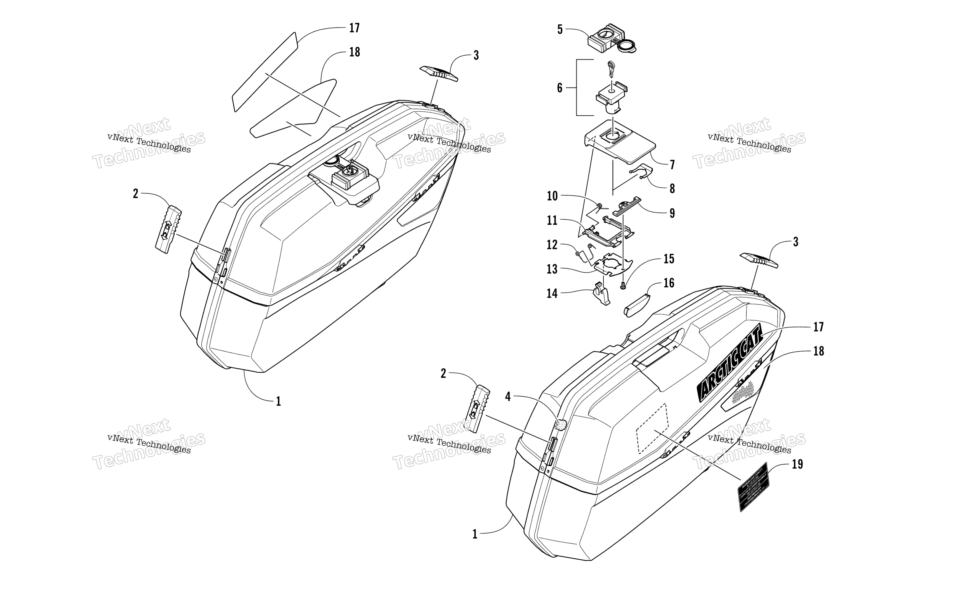 Saddlebag узел