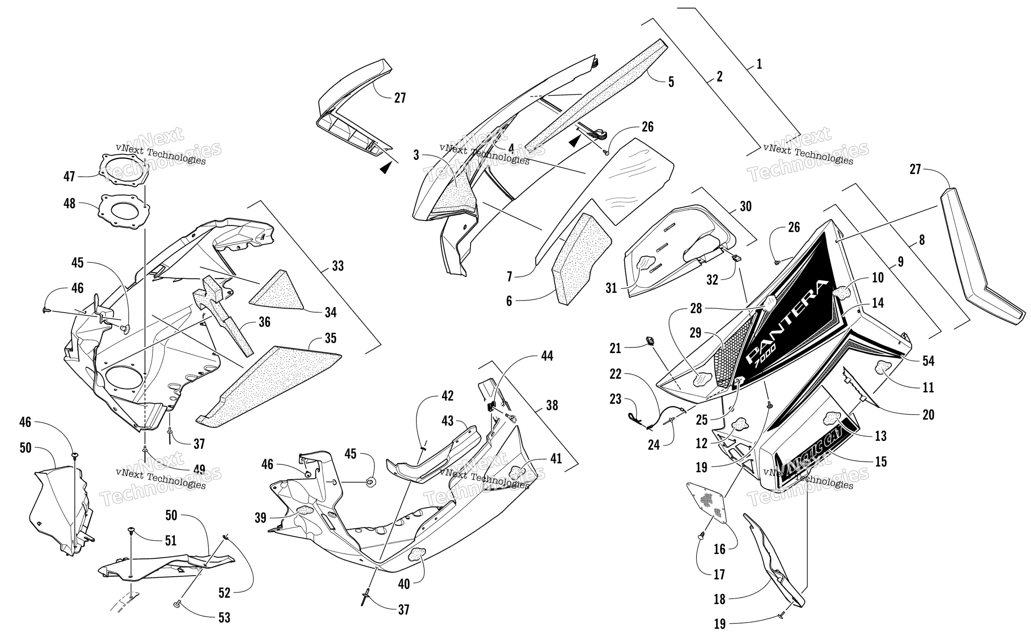 Skid Plate и Side панель узел
