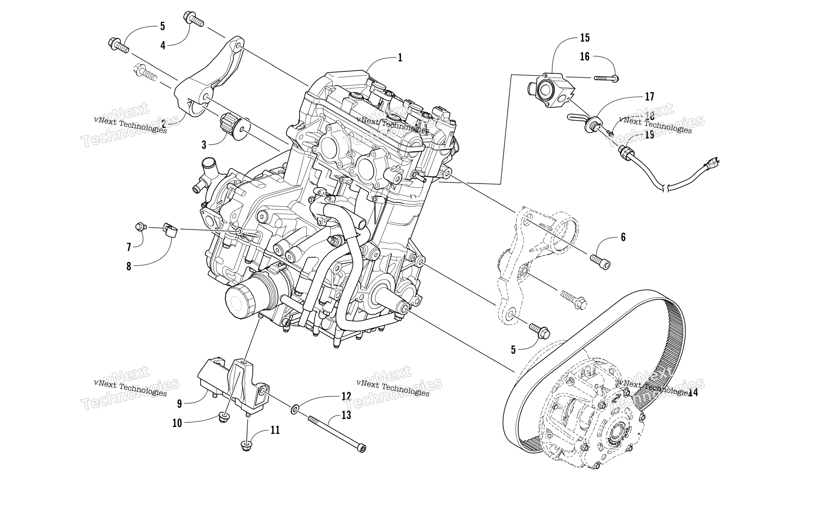 Двигатель And Related Parts