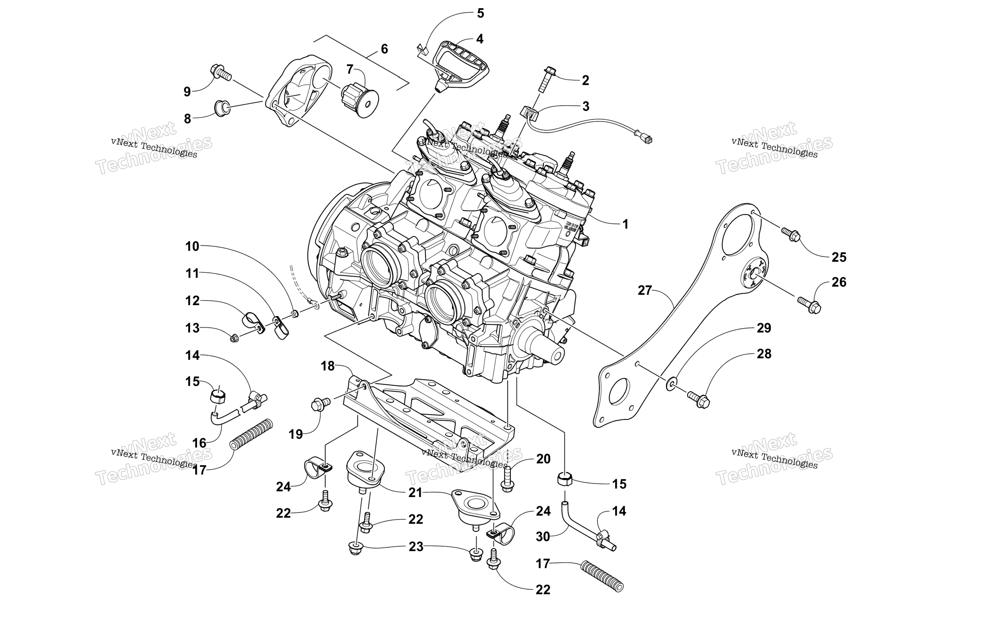 Двигатель And Related Parts