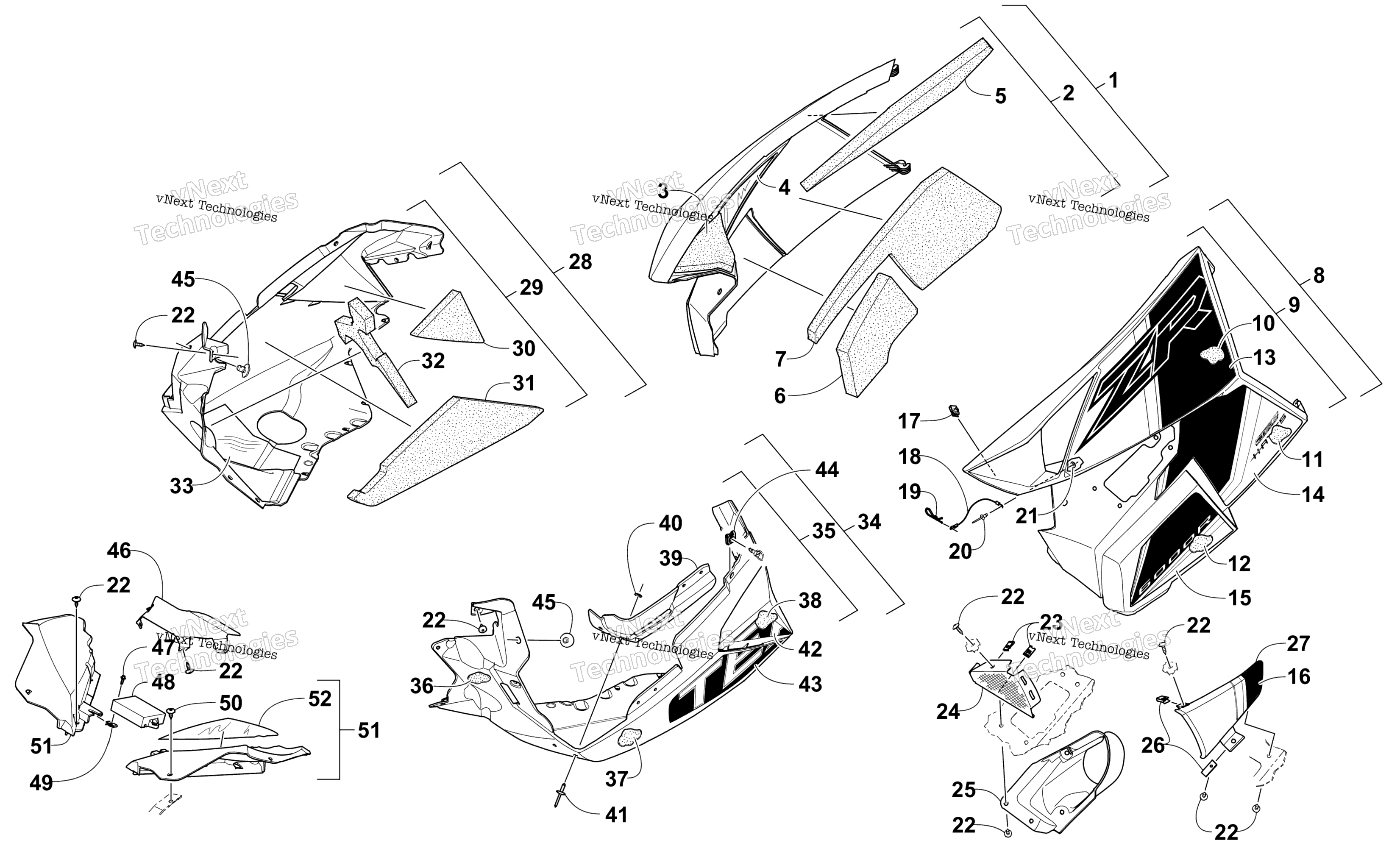 Skid Plate и Side панель узел
