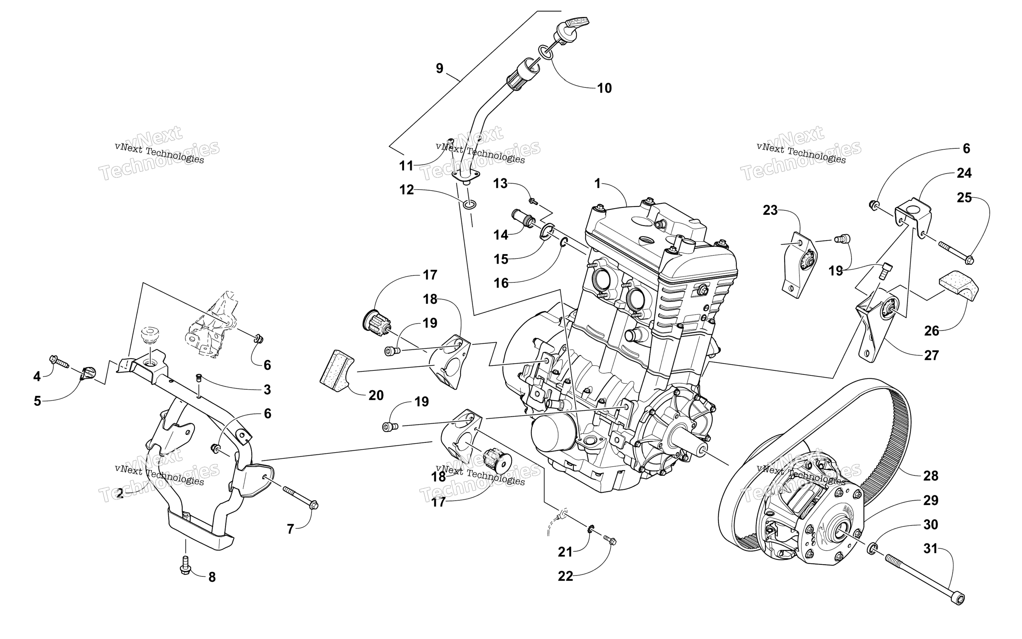 Двигатель And Related Parts
