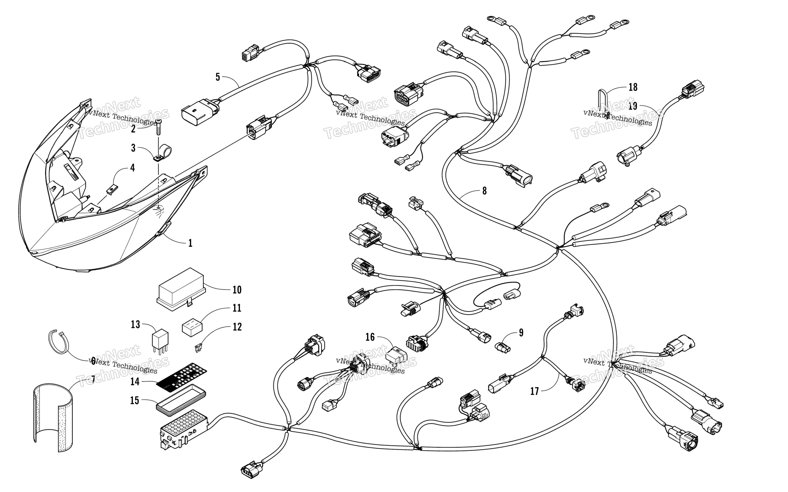 Фара And Wiring Assemblies