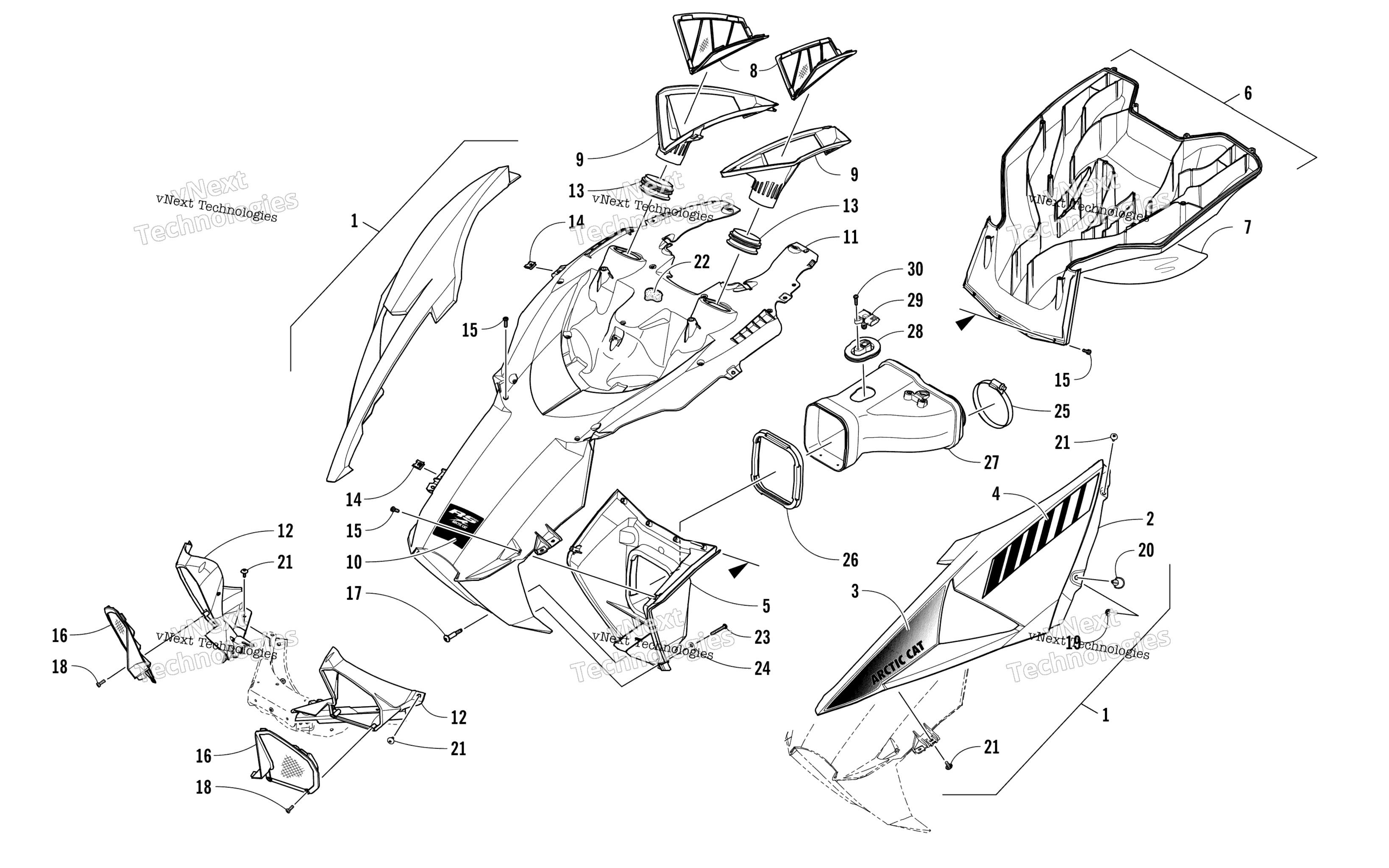 Капот And Air Intake Assembly