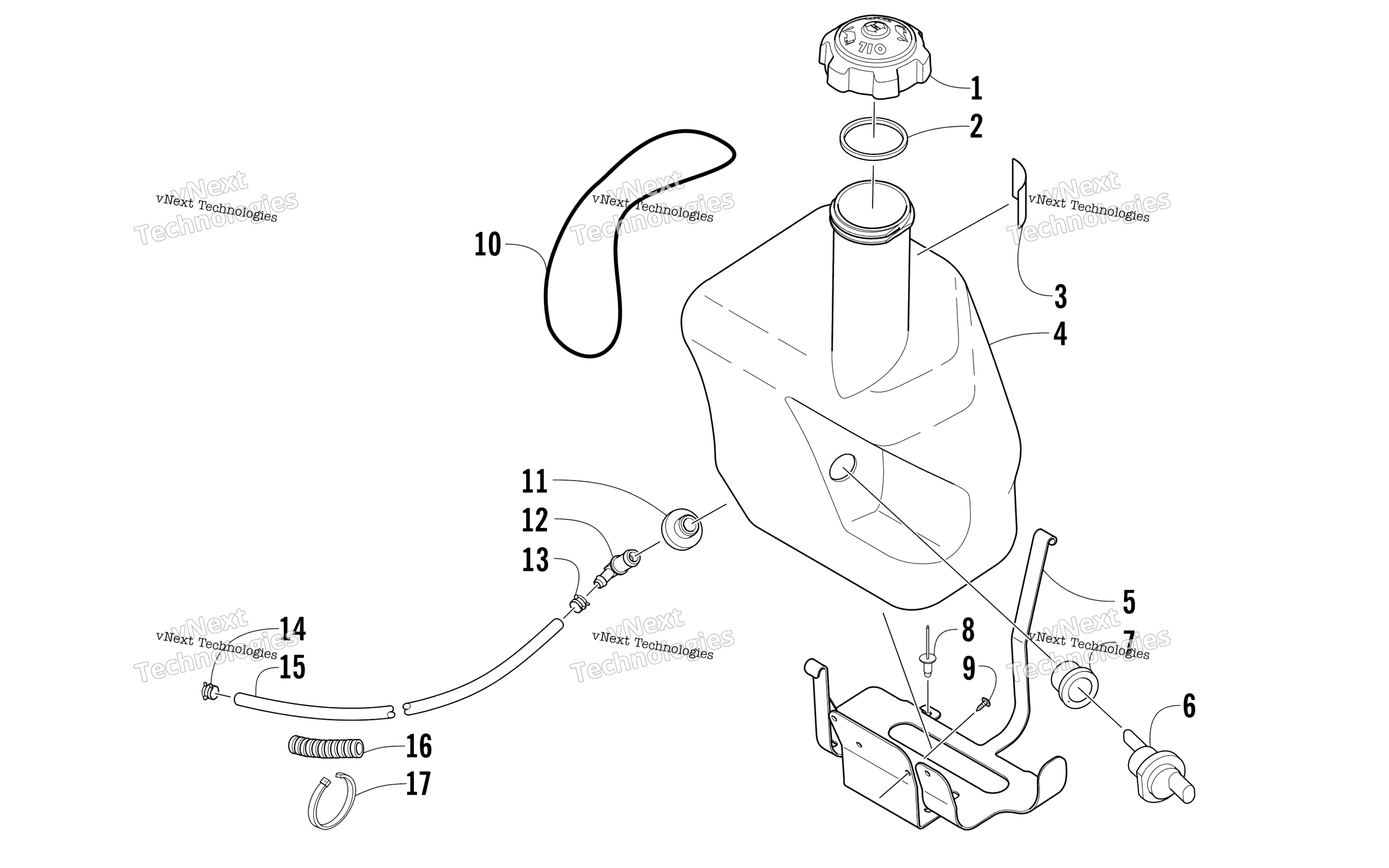 масляный Tank Assembly