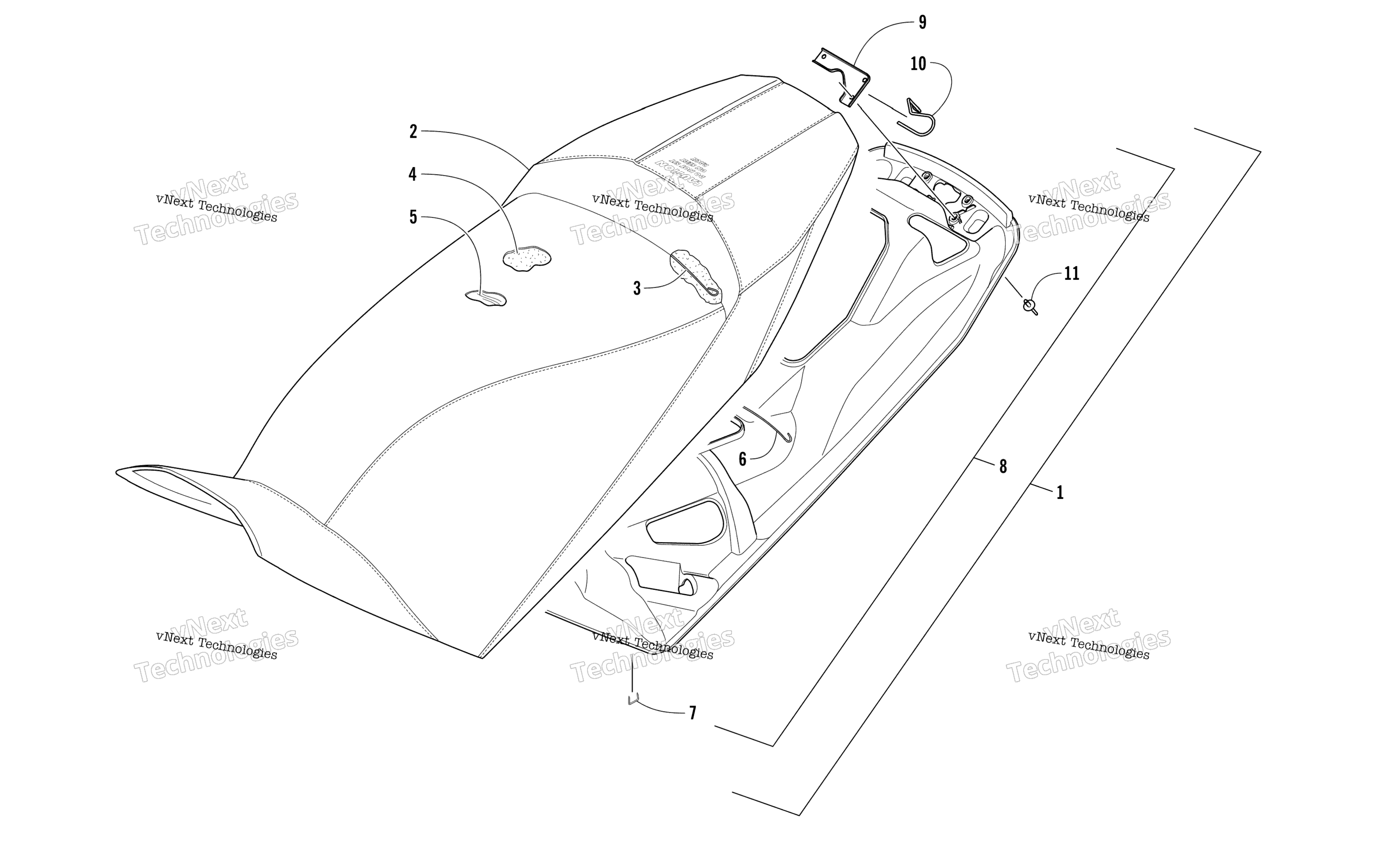 Сиденье Assembly