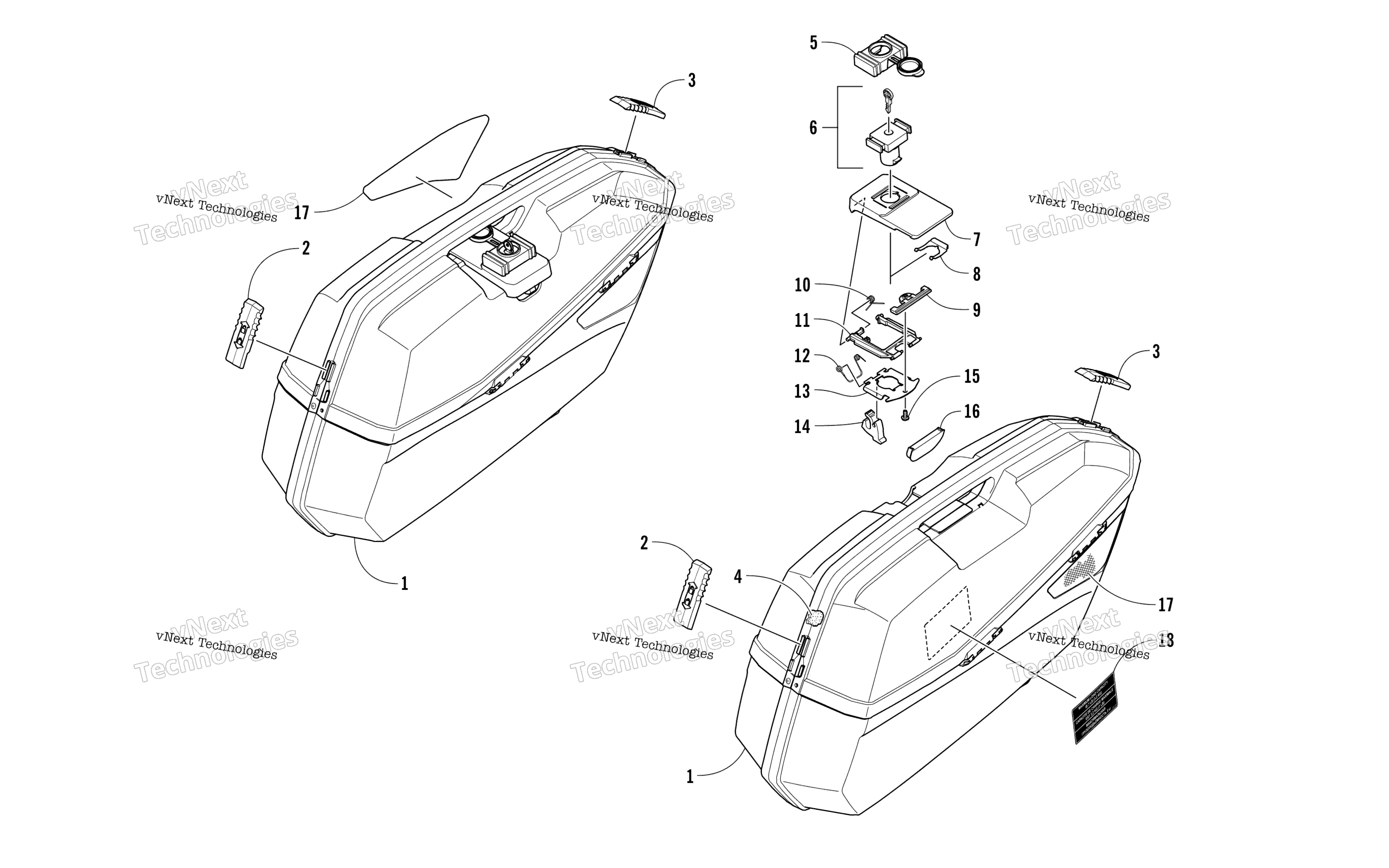 Saddlebag узел