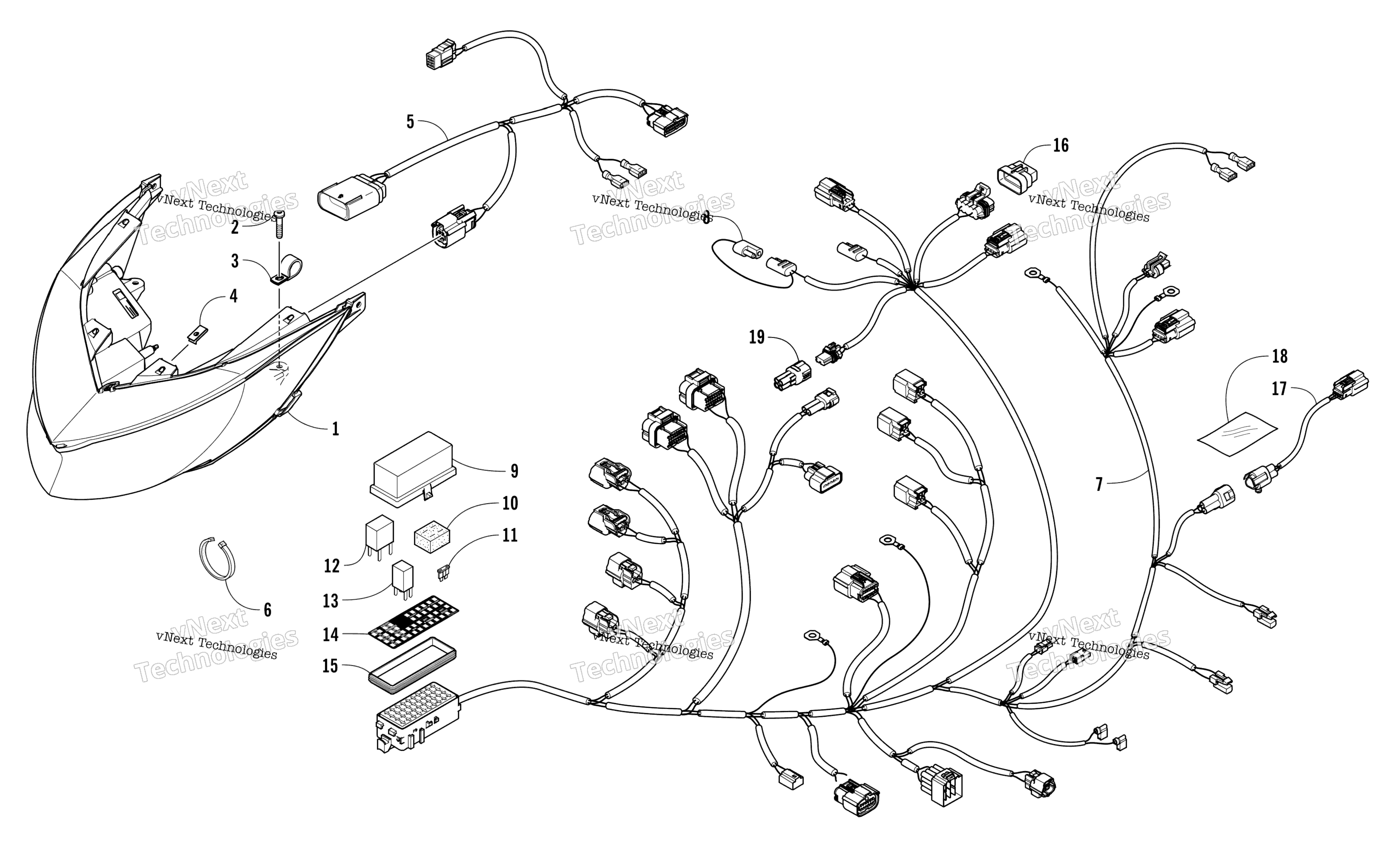 Фара And Wiring Assemblies