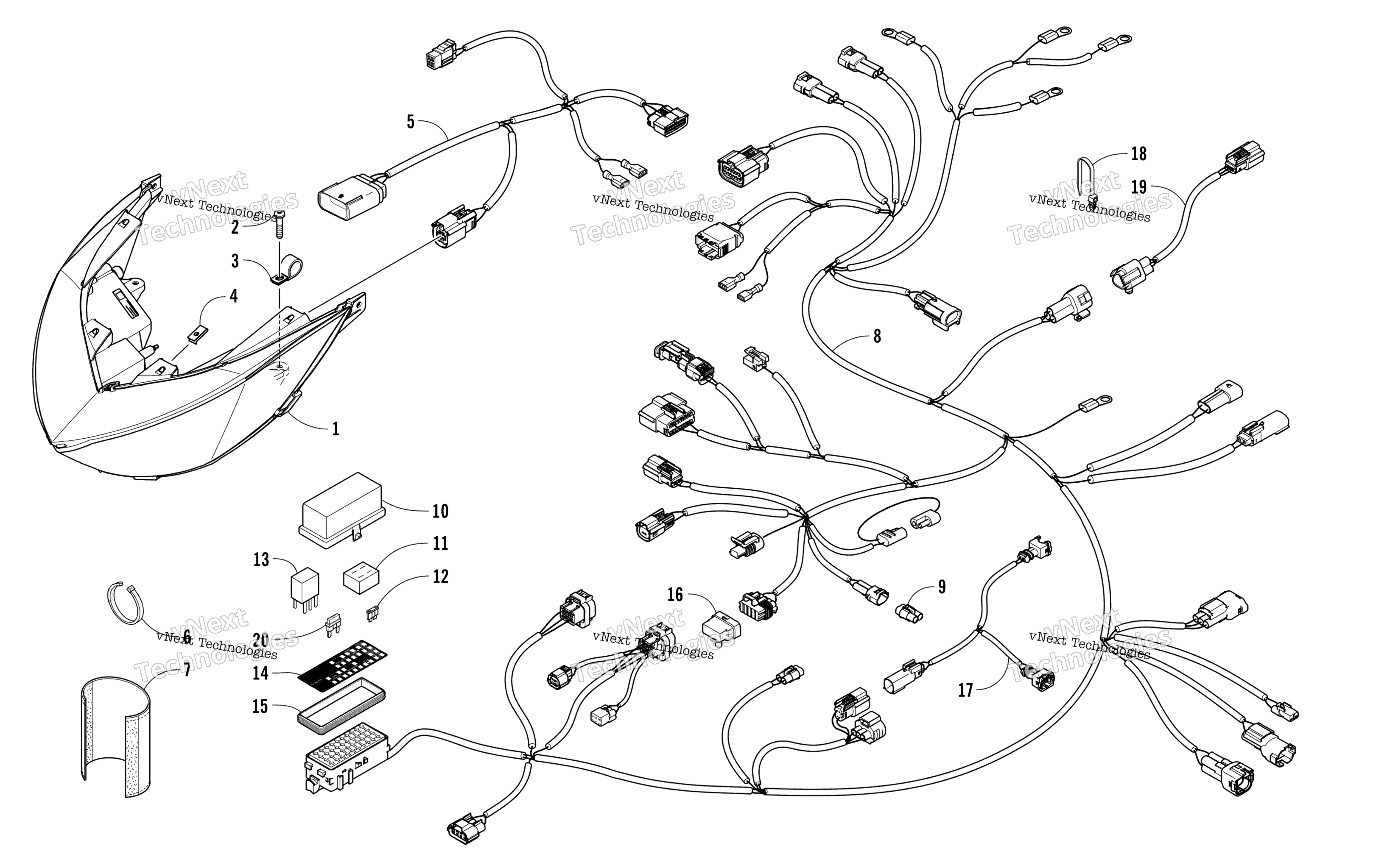 Фара And Wiring Assemblies