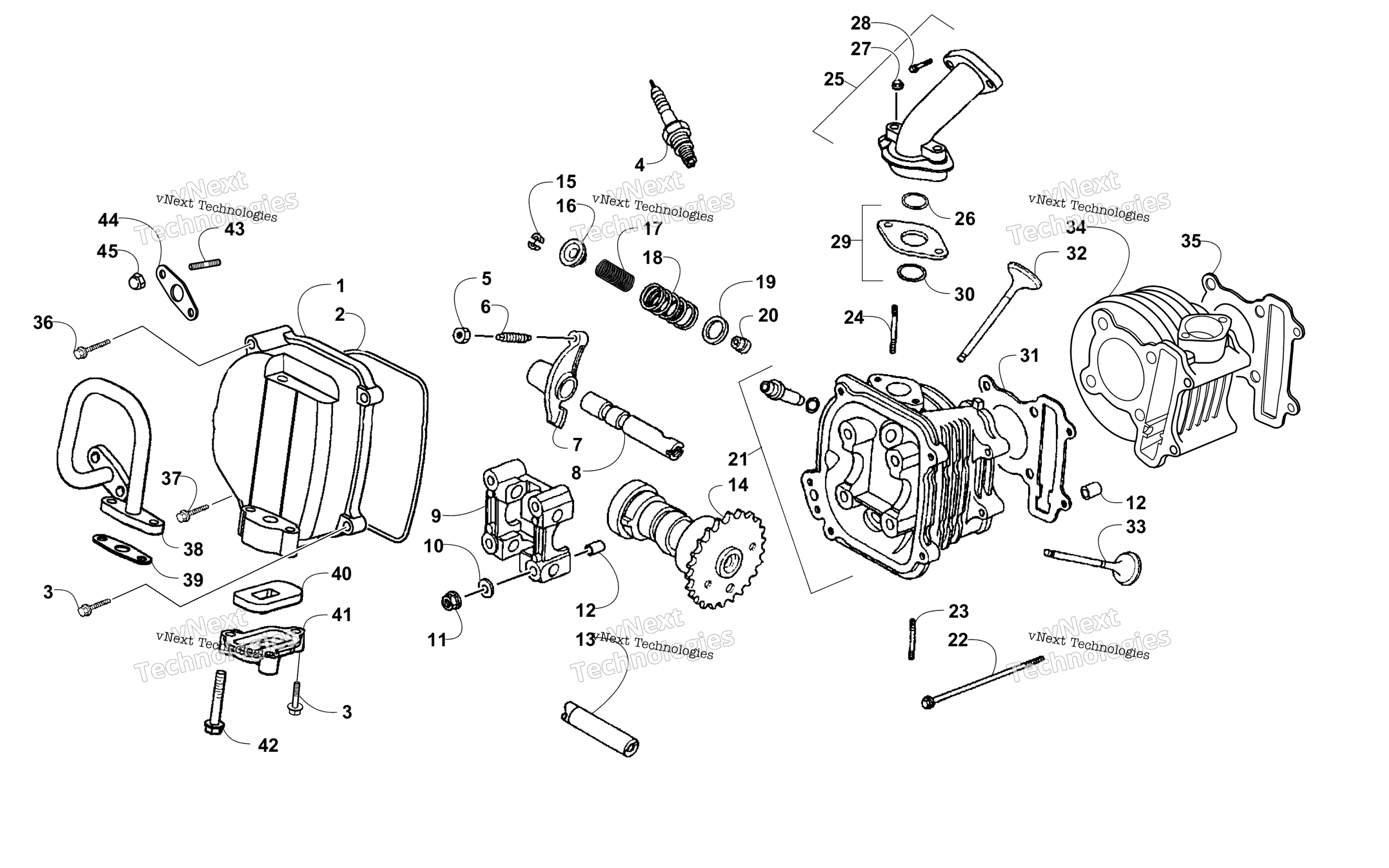 Цилиндр Head Assembly