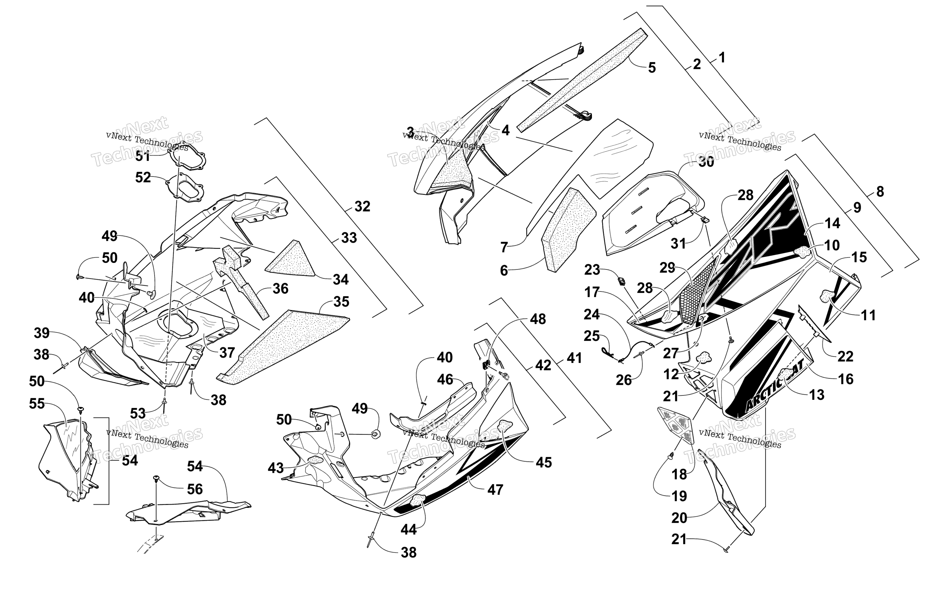 Skid Plate и Side панель узел
