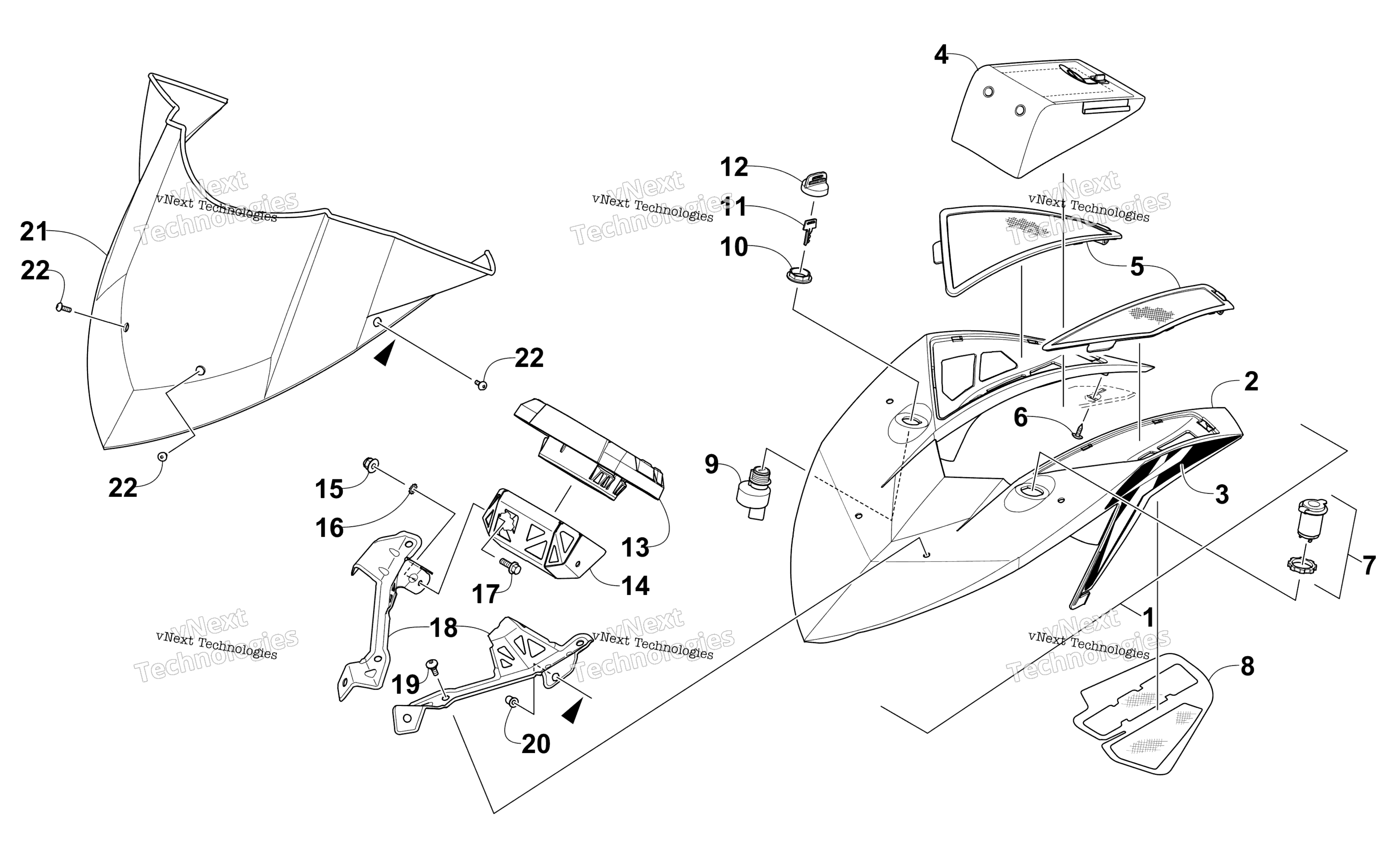 Ветровое стекло And Instruments Assemblies