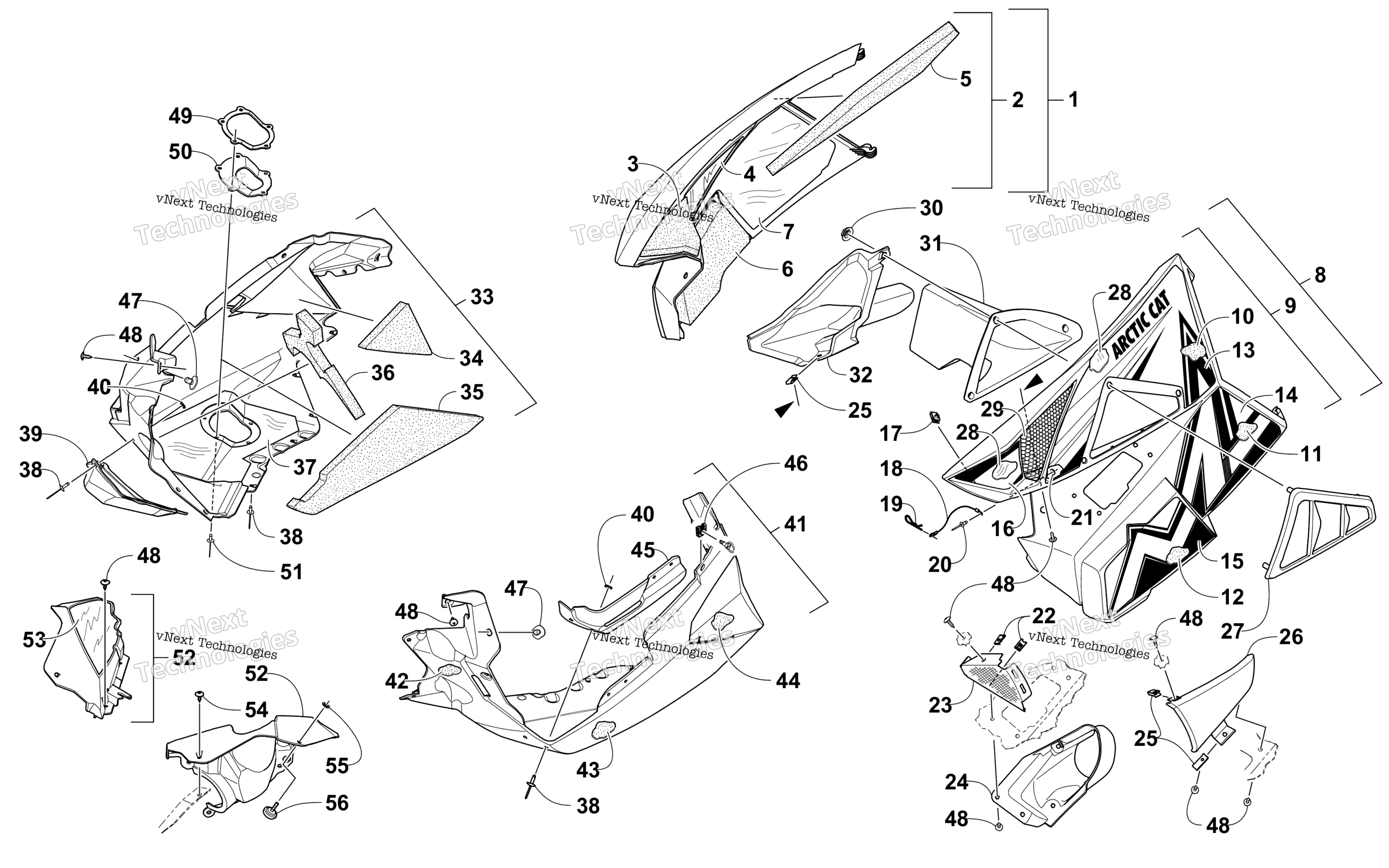 Skid Plate и Side панель узел