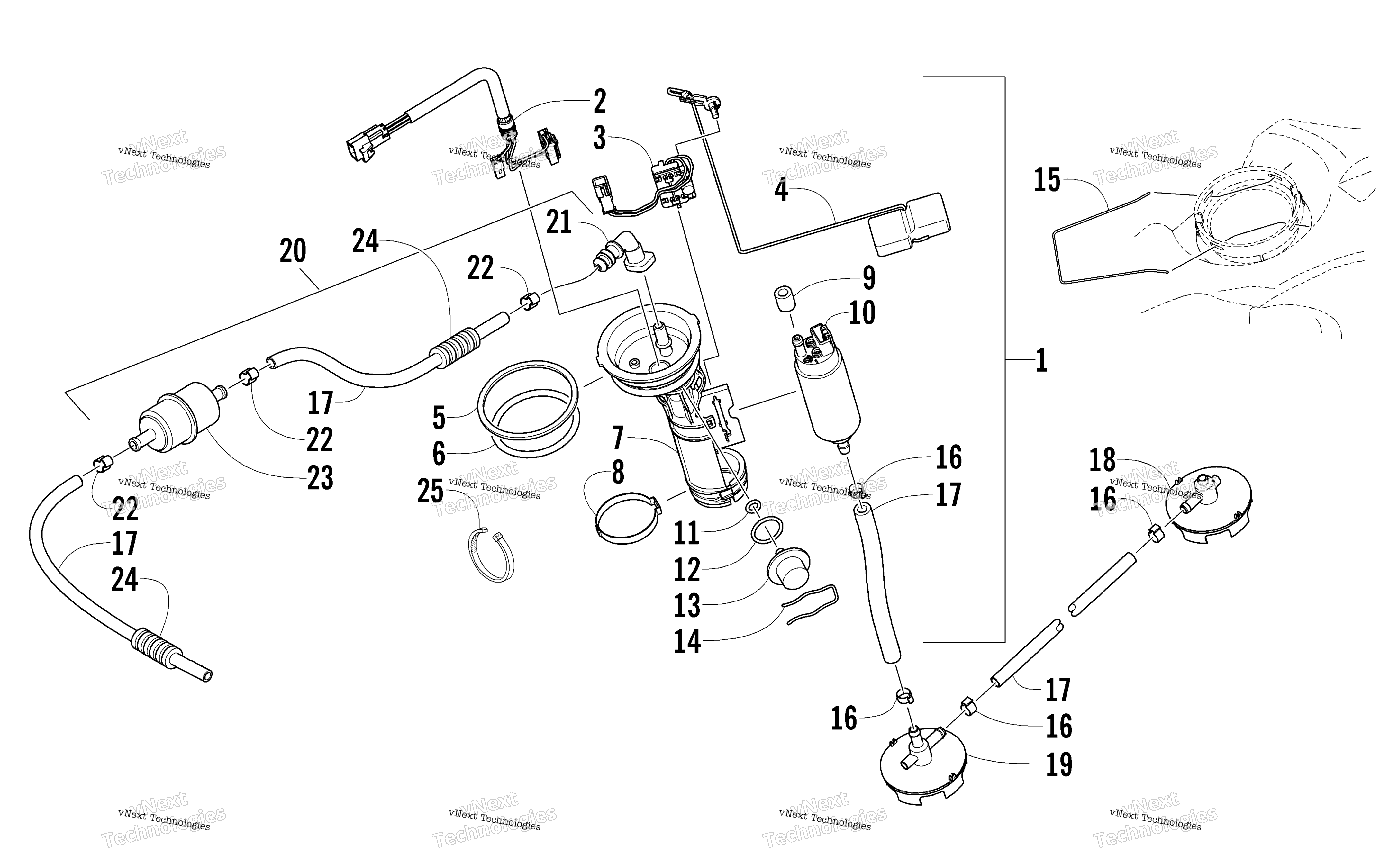 Топливная система Pump Assembly