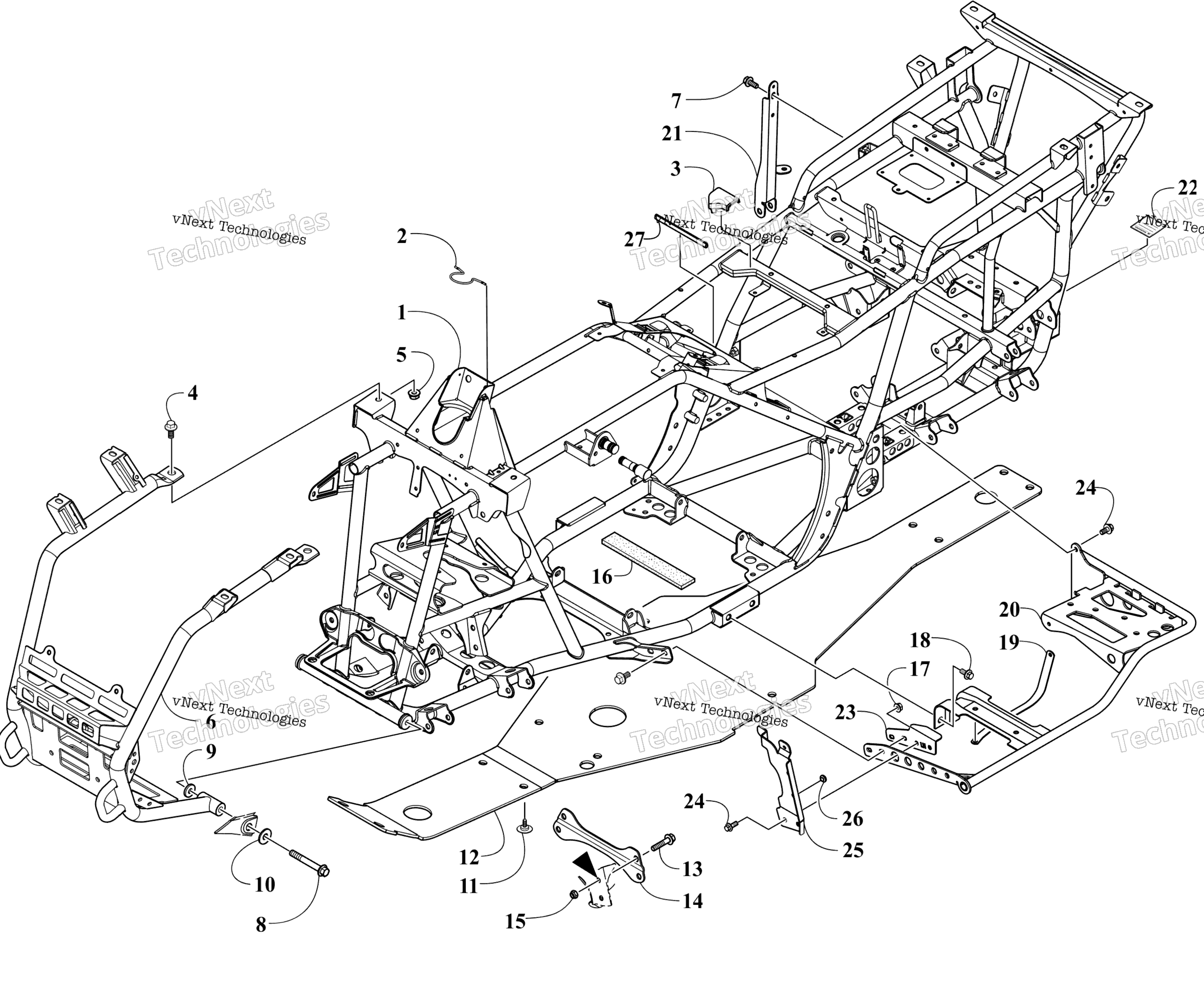 Рама And Related Parts