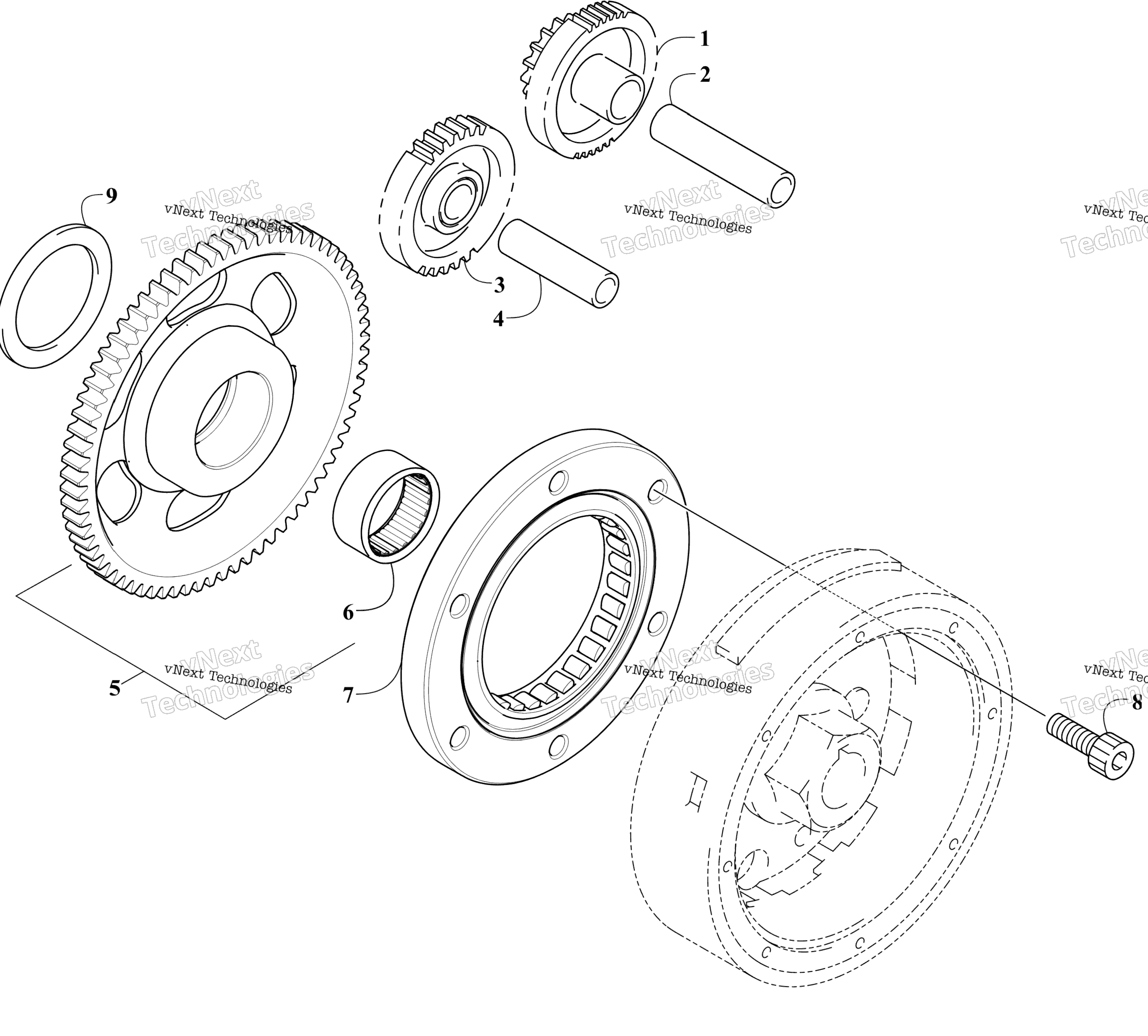 Стартер Clutch Assembly