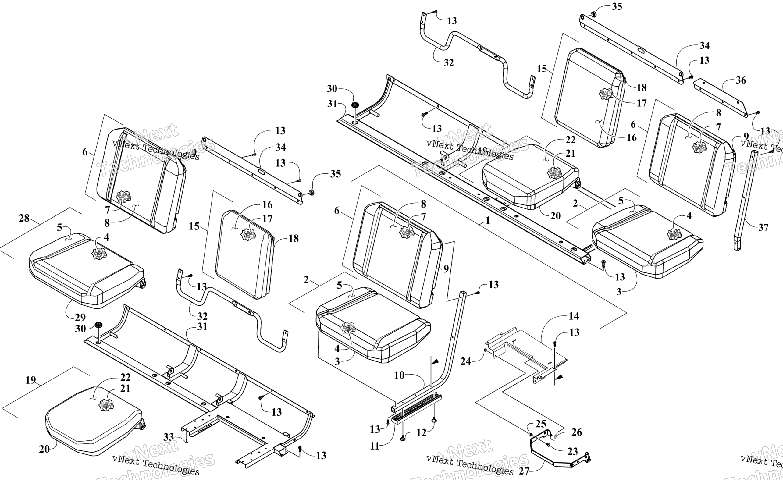 Сиденье Assembly