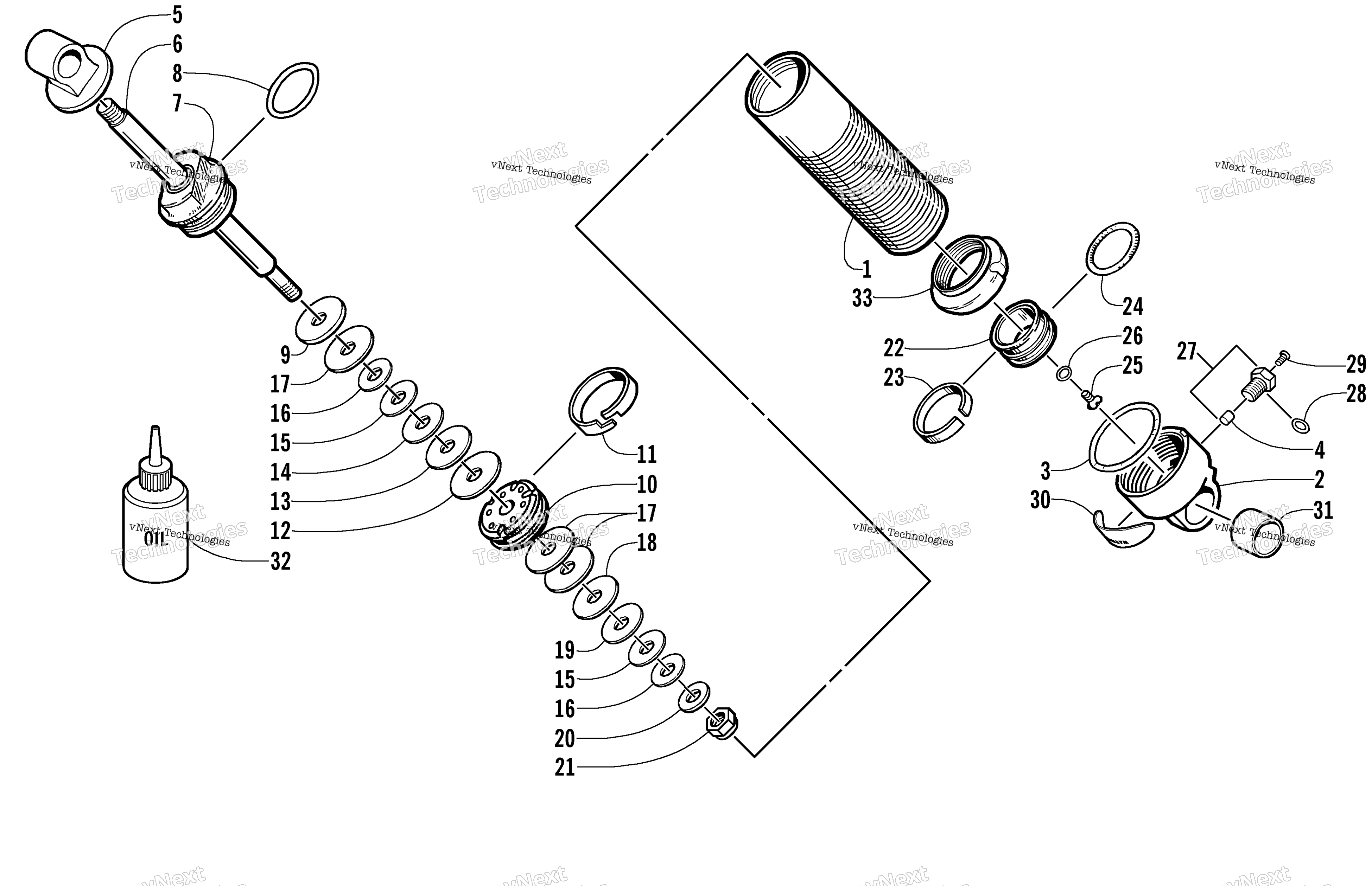 Задняя подвеска Front Arm Shock Absorber #2